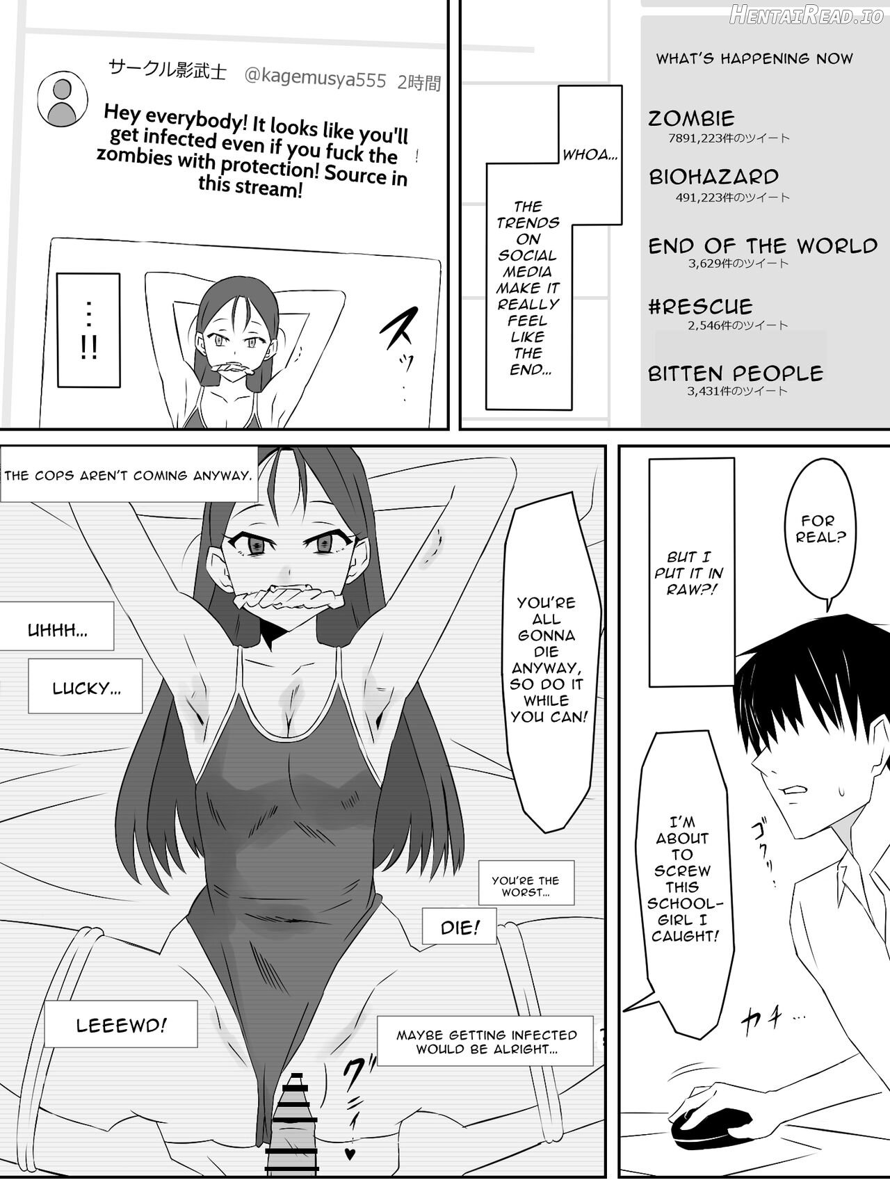 Zombie Harem Life ~Antibogi no Ore to Bakunyuu Zombie~ Chapter 1 - page 11