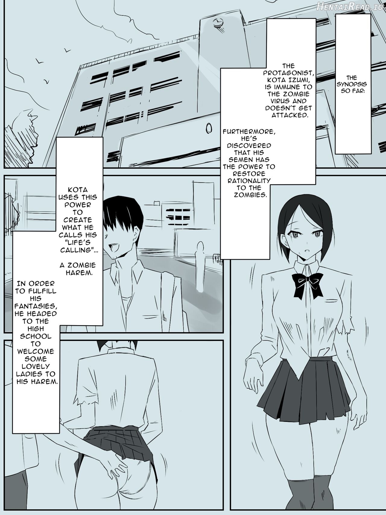 Zombie Harem Life ~Antibogi no Ore to Bakunyuu Zombie~ Chapter 3 - page 2