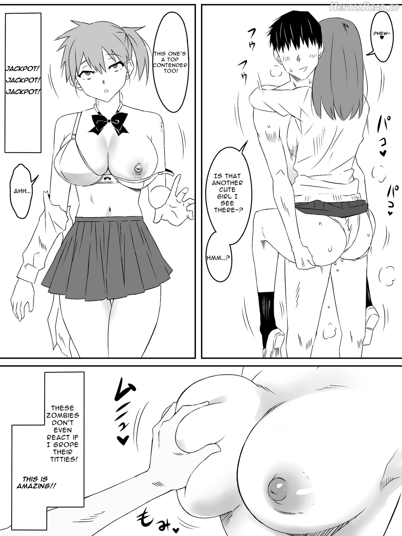 Zombie Harem Life ~Antibogi no Ore to Bakunyuu Zombie~ Chapter 3 - page 12