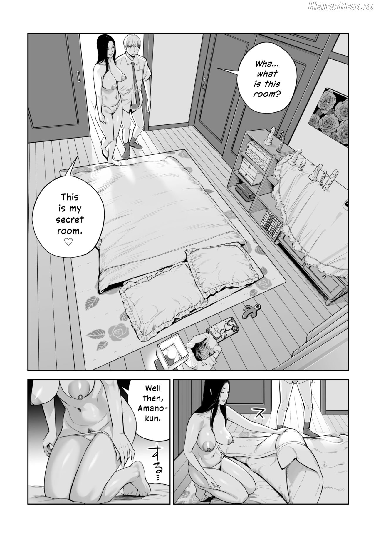 Kurokami Onna no Fudeoroshi ~Himitsu no Heya de Nakadashi Sasete Ageru wa~ Chapter 1 - page 52