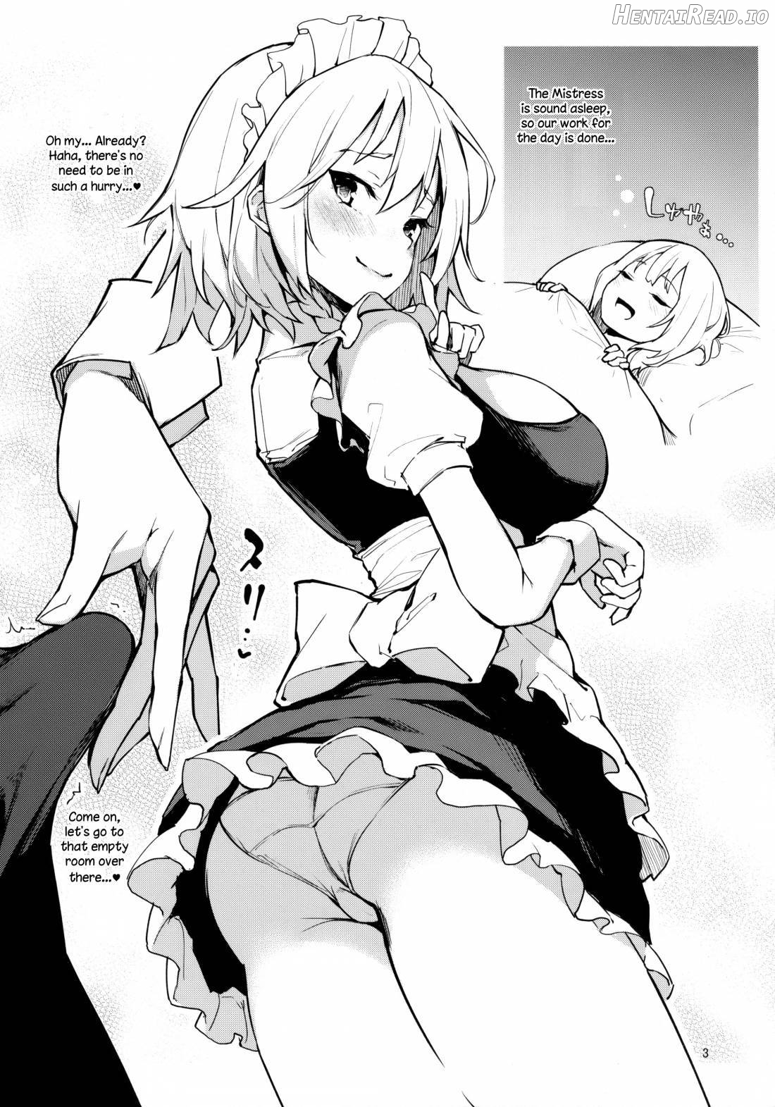 ANMITSU TOUHOU THE AFTER Vol. 3 Shasei Kanri shite Kudasai Sakuya-san! + - Decensored Chapter 1 - page 3