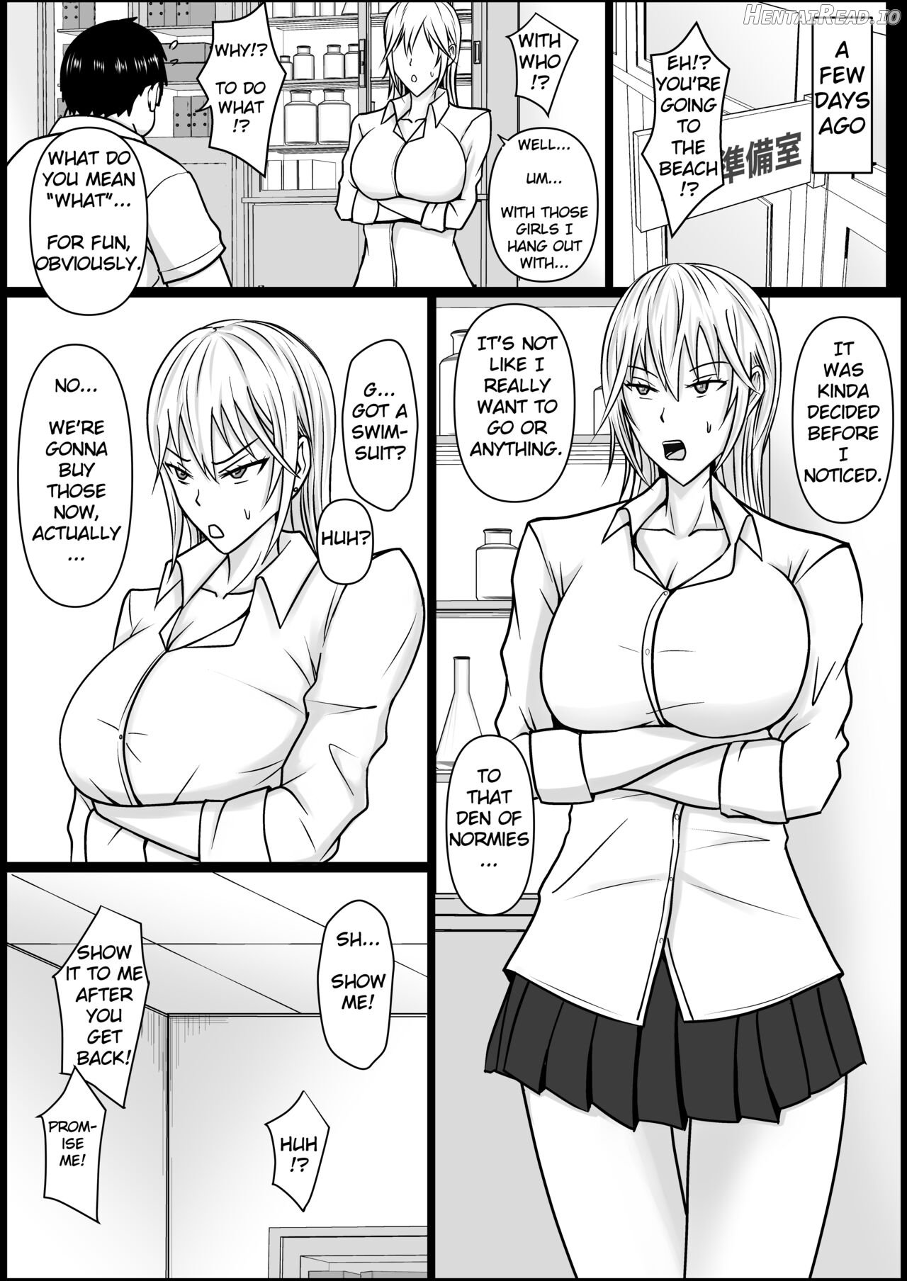 Class no Yankee Joshi ni Hyoui Chapter 2 - page 4