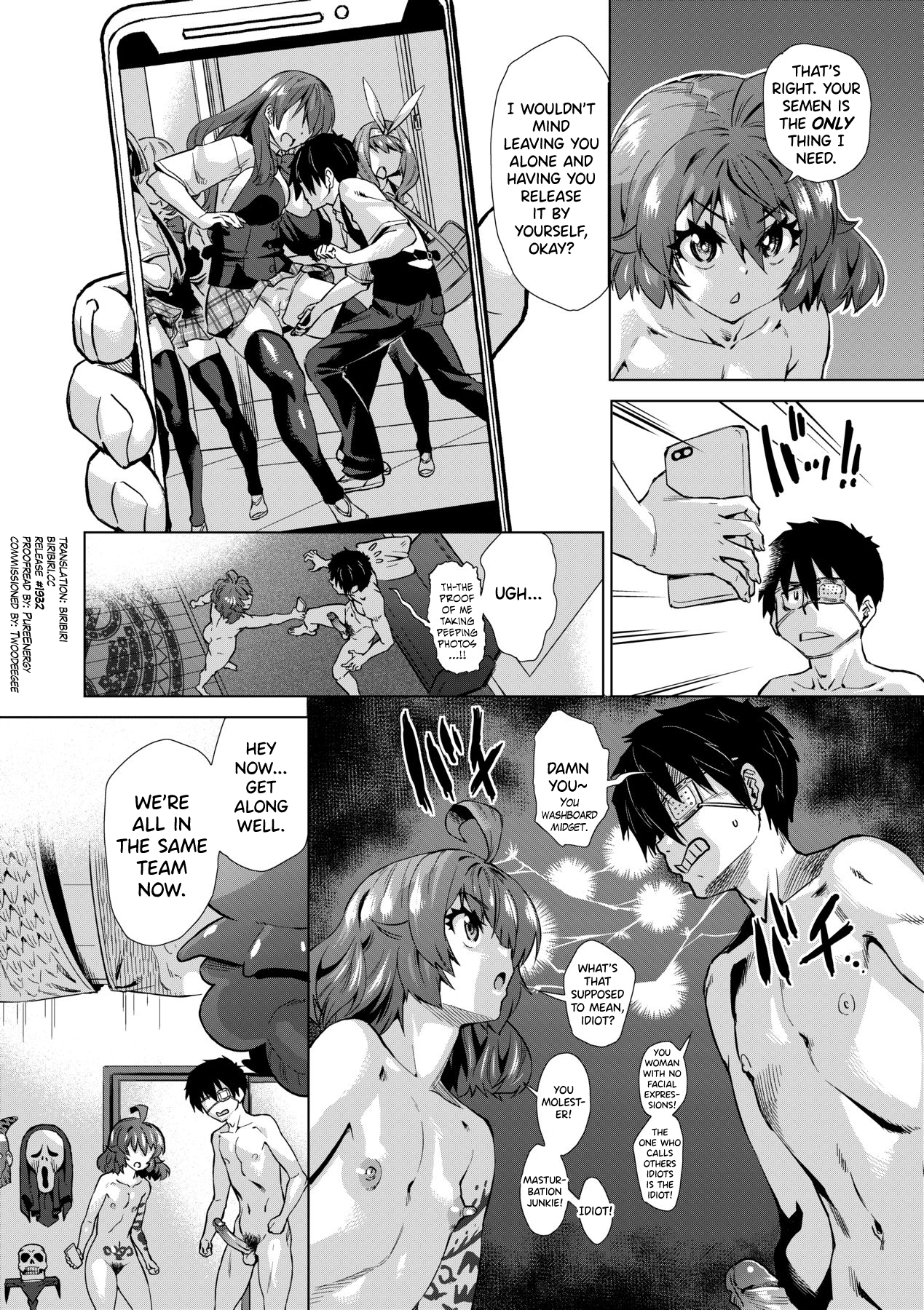 Jagan no Saimin Inryoku de Seitokai Les Joshi-tachi no Shojo o Kyousei Rape!! Ch. 1 - Decensored Chapter 2 - page 2