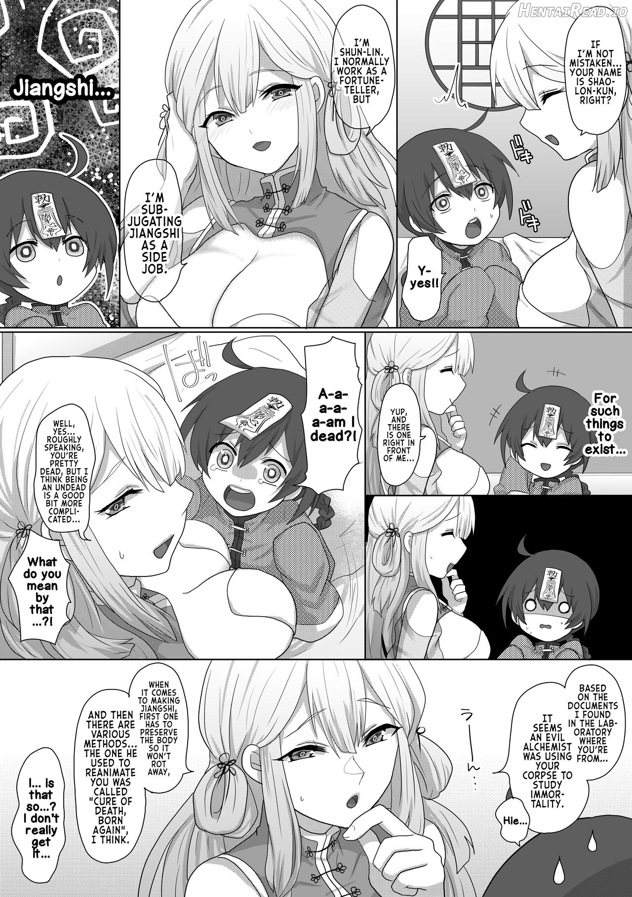 Kyuunyuu Kyonshii wa Kyou mo Doushi ni Ikasareru Chapter 1 - page 6