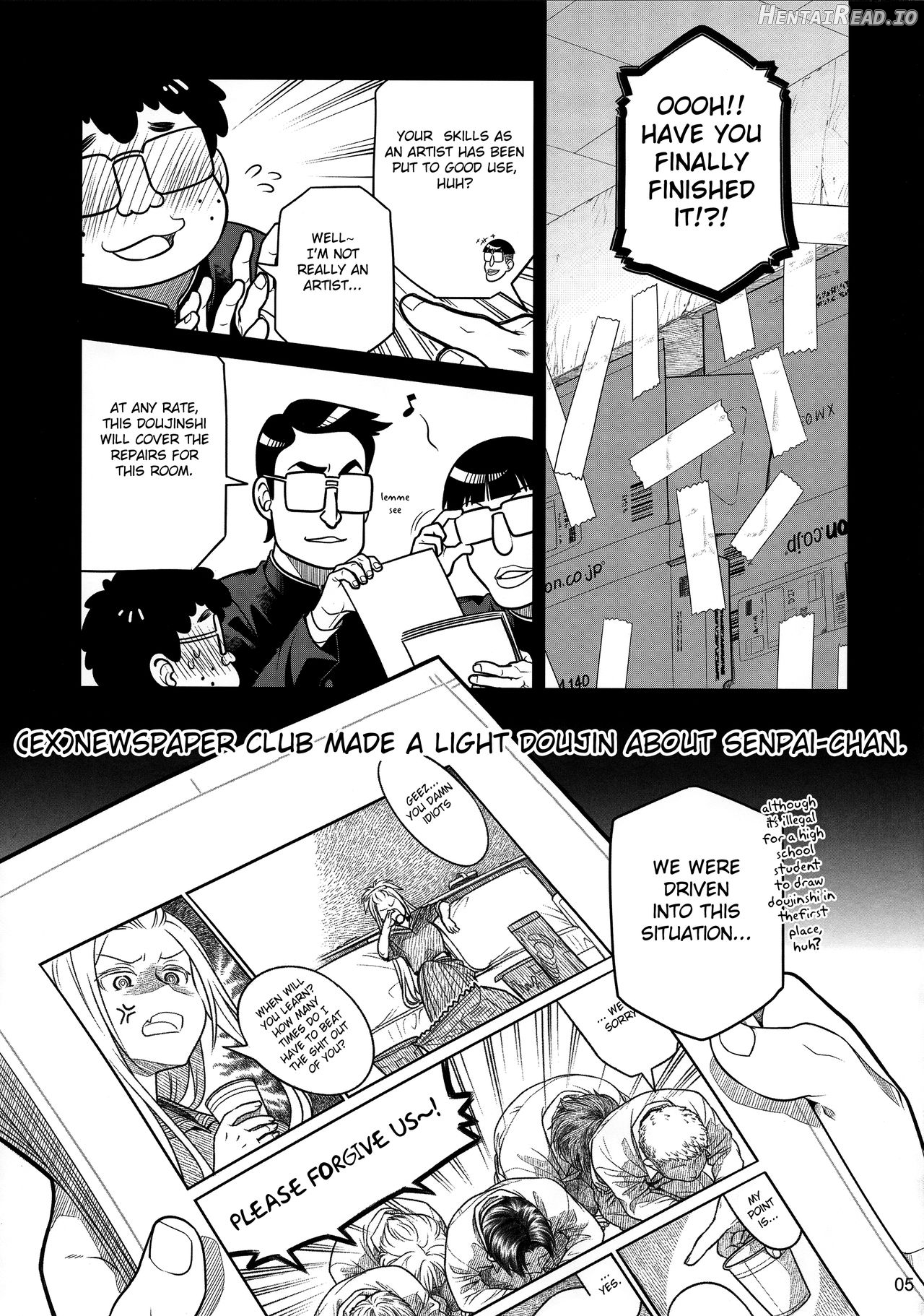 Senpai-chan to Ore. Bangaihen Chapter 1 - page 4