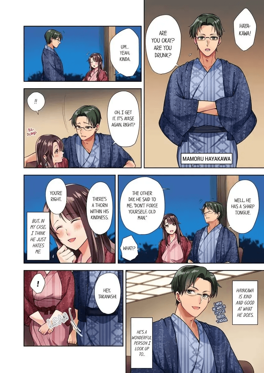 Itte mo Owaranai Shain Ryokou "Watashi / Osananajimi ni Sounyuu re Rare Chatteru...!" 1-3 Chapter 1 - page 5