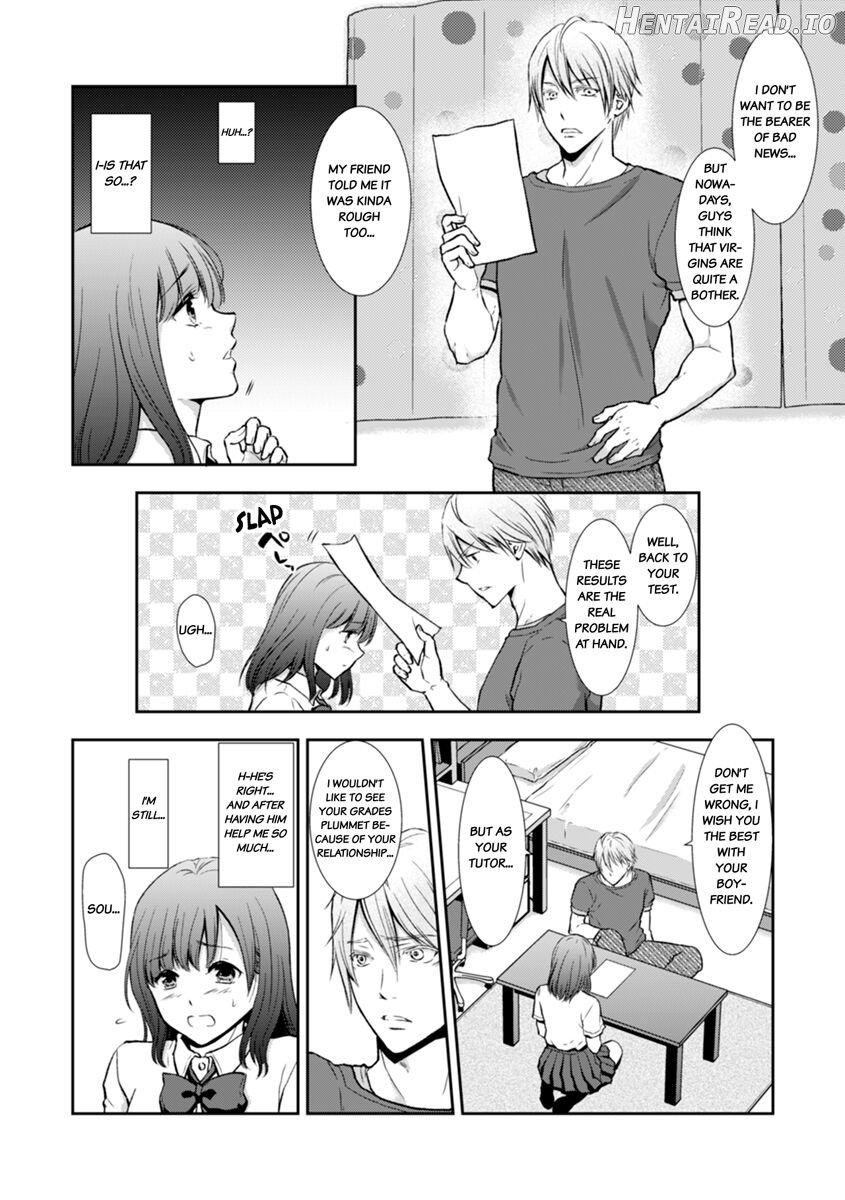 "Sex no Benkyou Shiyokka?" Kareshi ga Iru no ni Itoko kara Shojo wo Ubaware Zecchou Shidou Chapter 1 - page 4