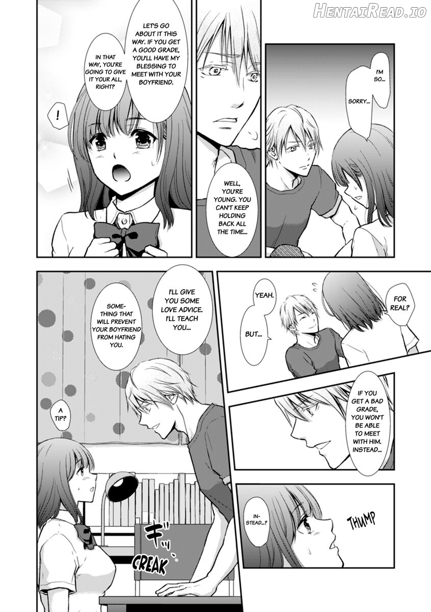 "Sex no Benkyou Shiyokka?" Kareshi ga Iru no ni Itoko kara Shojo wo Ubaware Zecchou Shidou Chapter 1 - page 5