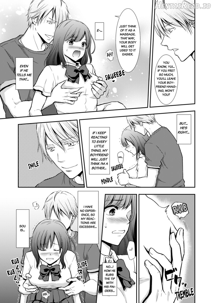 "Sex no Benkyou Shiyokka?" Kareshi ga Iru no ni Itoko kara Shojo wo Ubaware Zecchou Shidou Chapter 1 - page 11