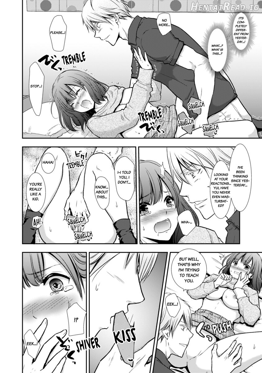 "Sex no Benkyou Shiyokka?" Kareshi ga Iru no ni Itoko kara Shojo wo Ubaware Zecchou Shidou Chapter 1 - page 21