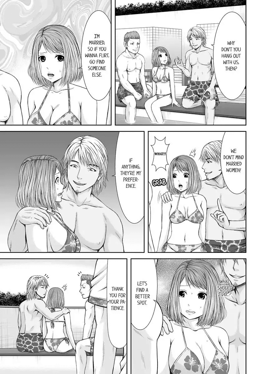 Seitraishi ni Jirasare Tsuzuketa Tsuma ~ Otto ni wa Ienai Nureiki Massage 1-3 Chapter 1 - page 58