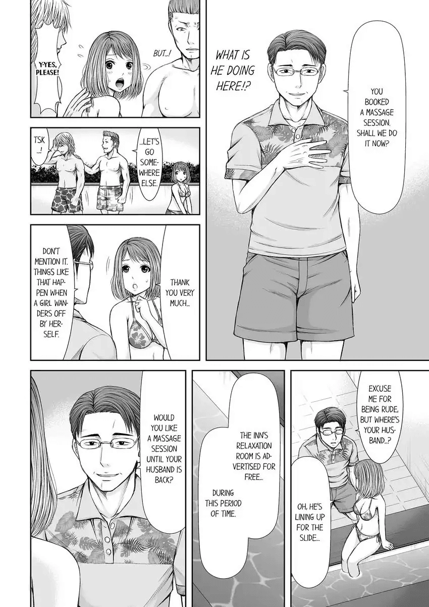 Seitraishi ni Jirasare Tsuzuketa Tsuma ~ Otto ni wa Ienai Nureiki Massage 1-3 Chapter 1 - page 59