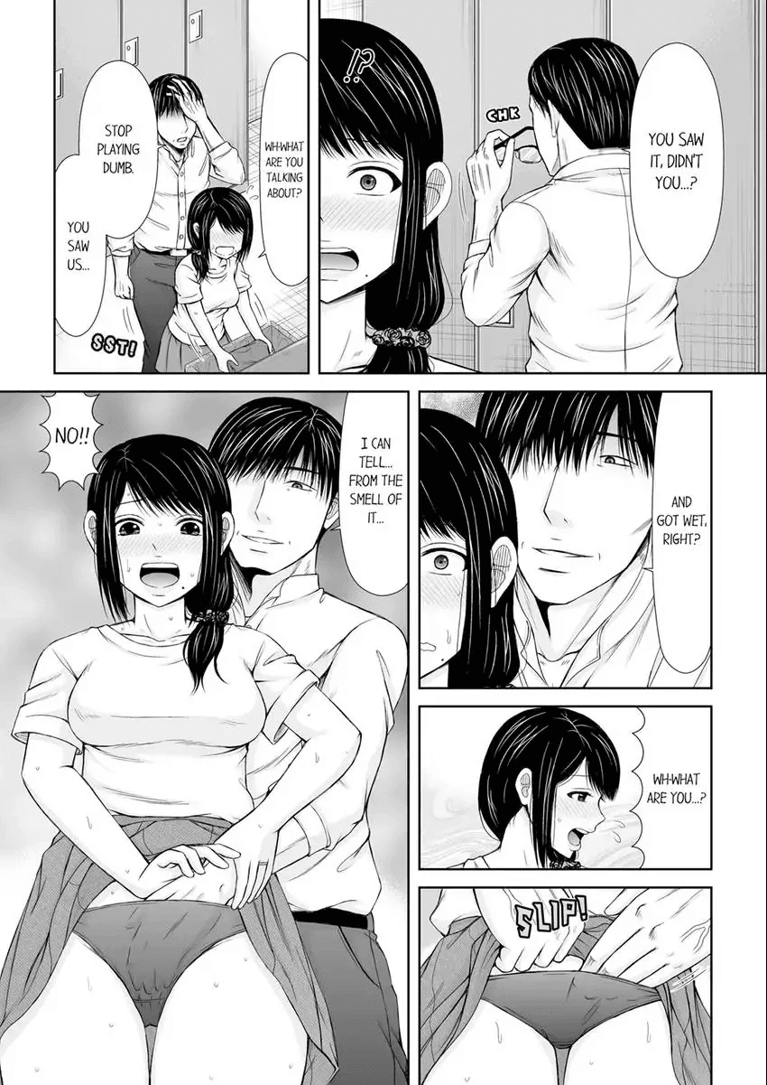 Denwa chū , Ushiro kara XL no Furin Pisuton ~ Majimena Hitozuma no Inran SEX 1-3 Chapter 1 - page 14