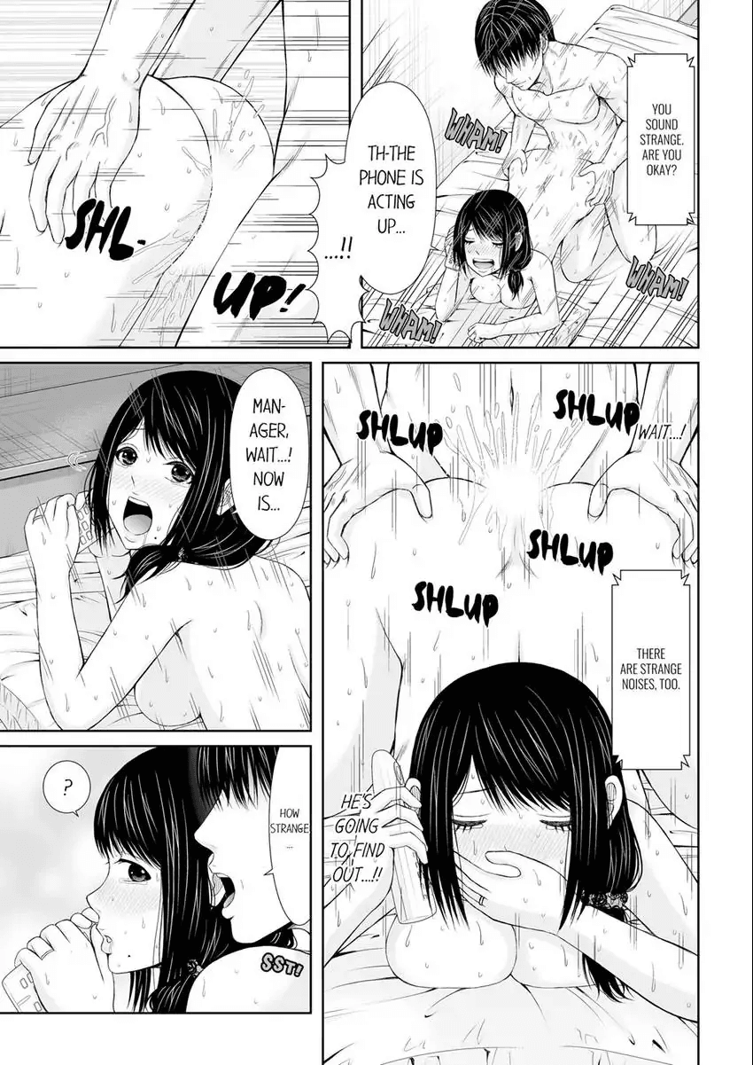 Denwa chū , Ushiro kara XL no Furin Pisuton ~ Majimena Hitozuma no Inran SEX 1-3 Chapter 1 - page 52