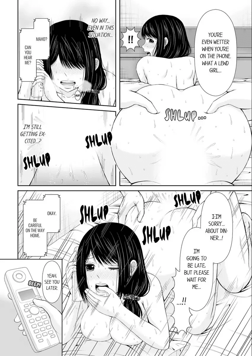 Denwa chū , Ushiro kara XL no Furin Pisuton ~ Majimena Hitozuma no Inran SEX 1-3 Chapter 1 - page 53