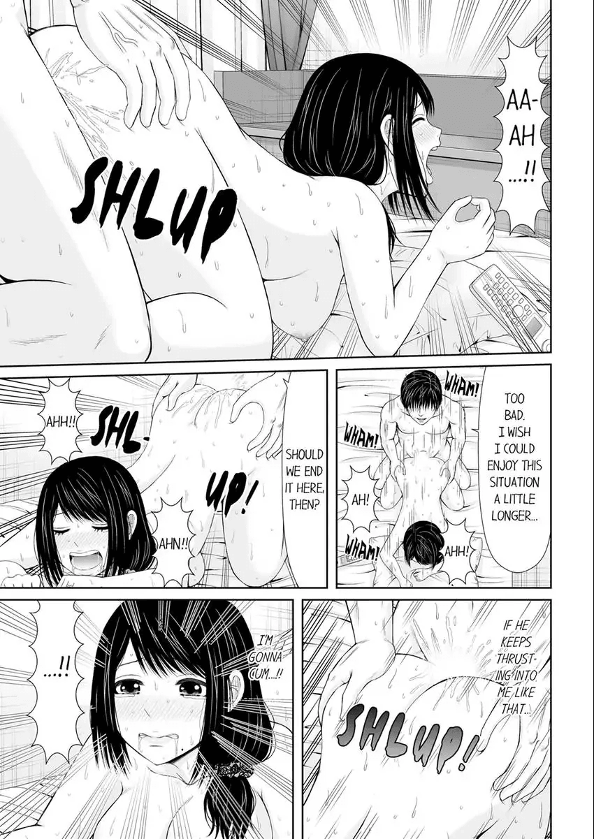 Denwa chū , Ushiro kara XL no Furin Pisuton ~ Majimena Hitozuma no Inran SEX 1-3 Chapter 1 - page 54