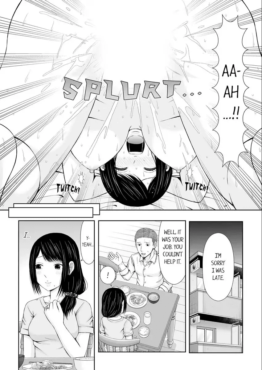 Denwa chū , Ushiro kara XL no Furin Pisuton ~ Majimena Hitozuma no Inran SEX 1-3 Chapter 1 - page 55