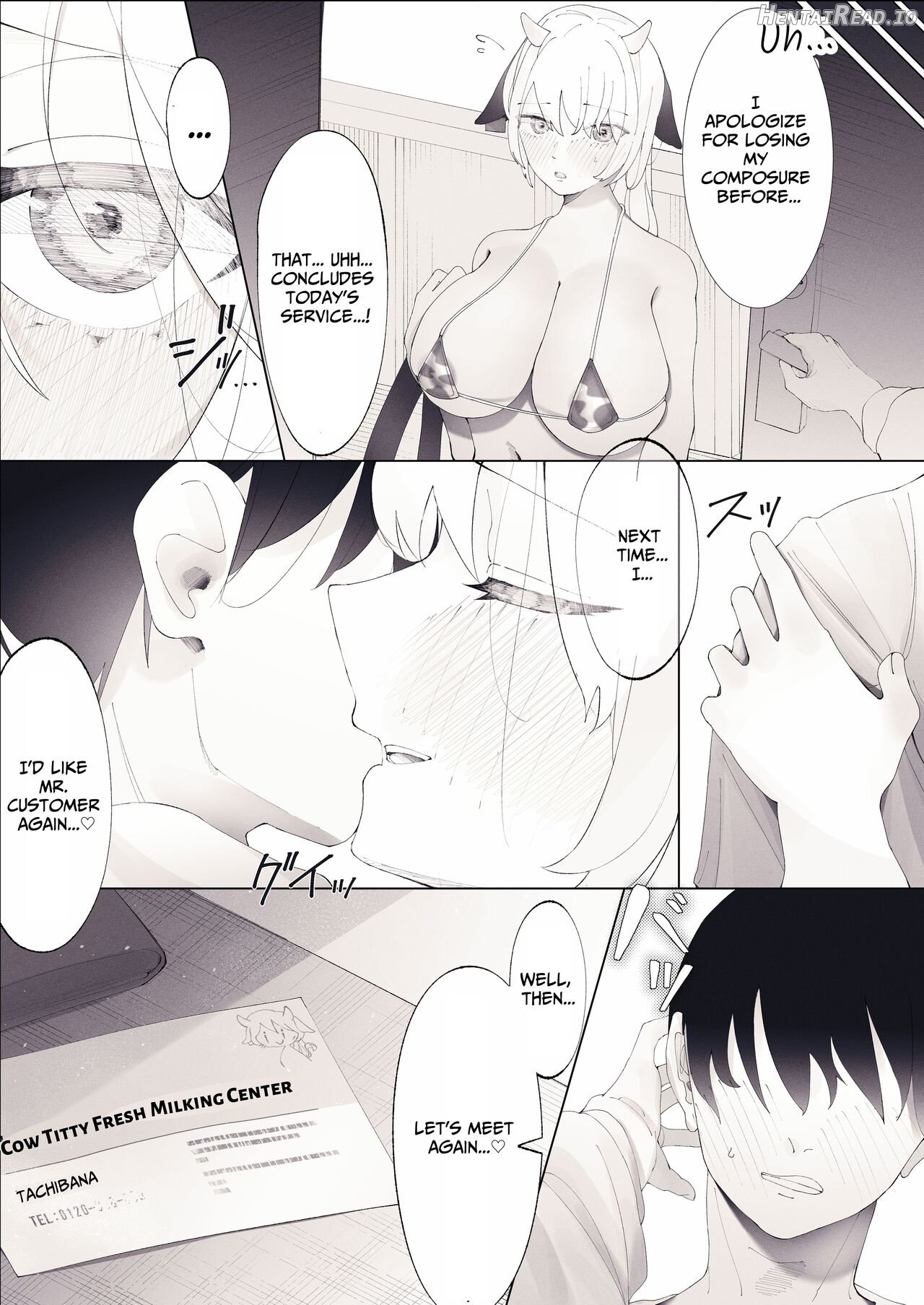 Shinjin Ushi Musume no Dokidoki Oppai Milk Houmon Hanbai! Chapter 1 - page 26