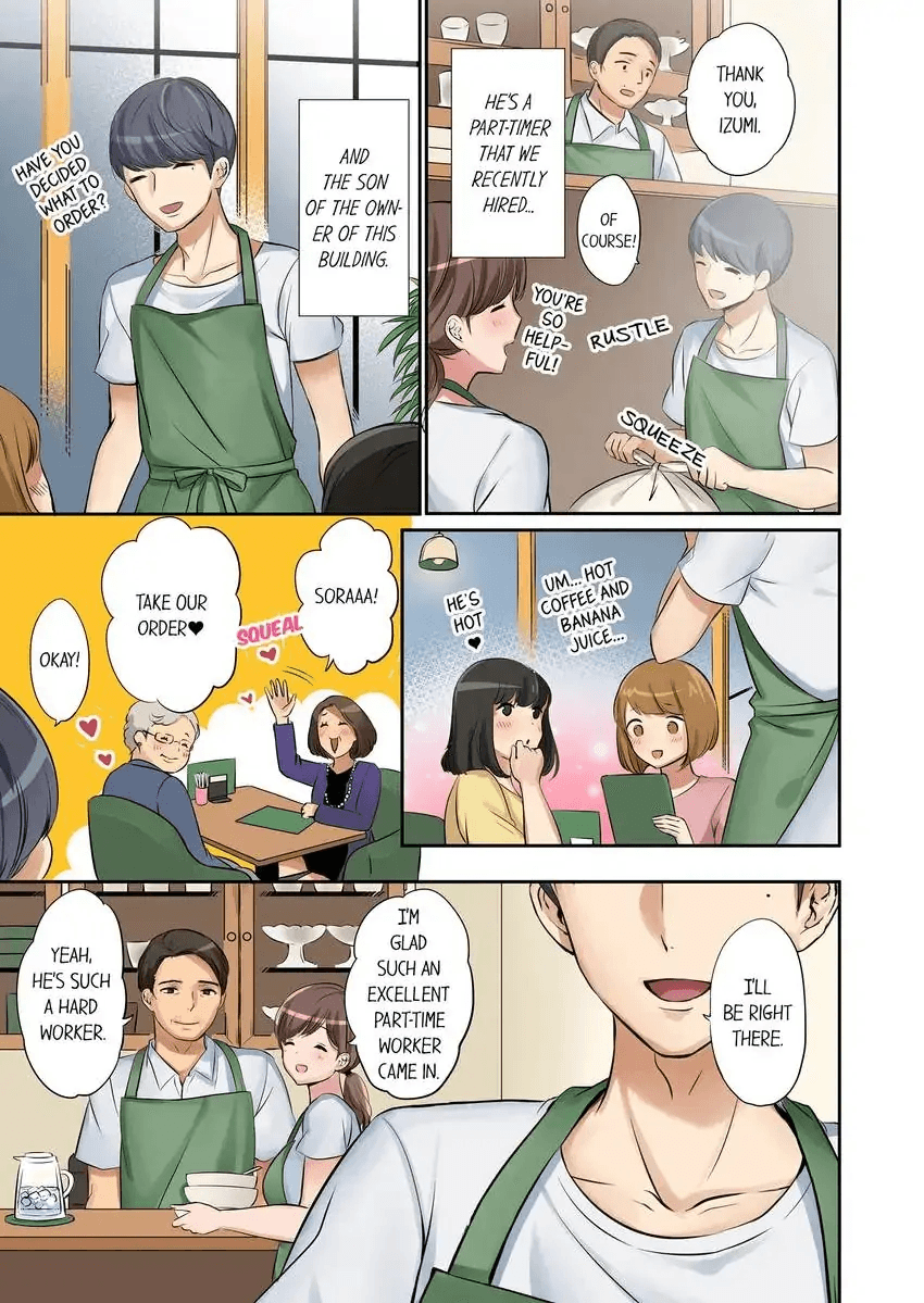 "Okusan, Zenbu Haitte masu yo" Baito no Otokonoko ni Netorarete masu 1-3 Chapter 1 - page 6