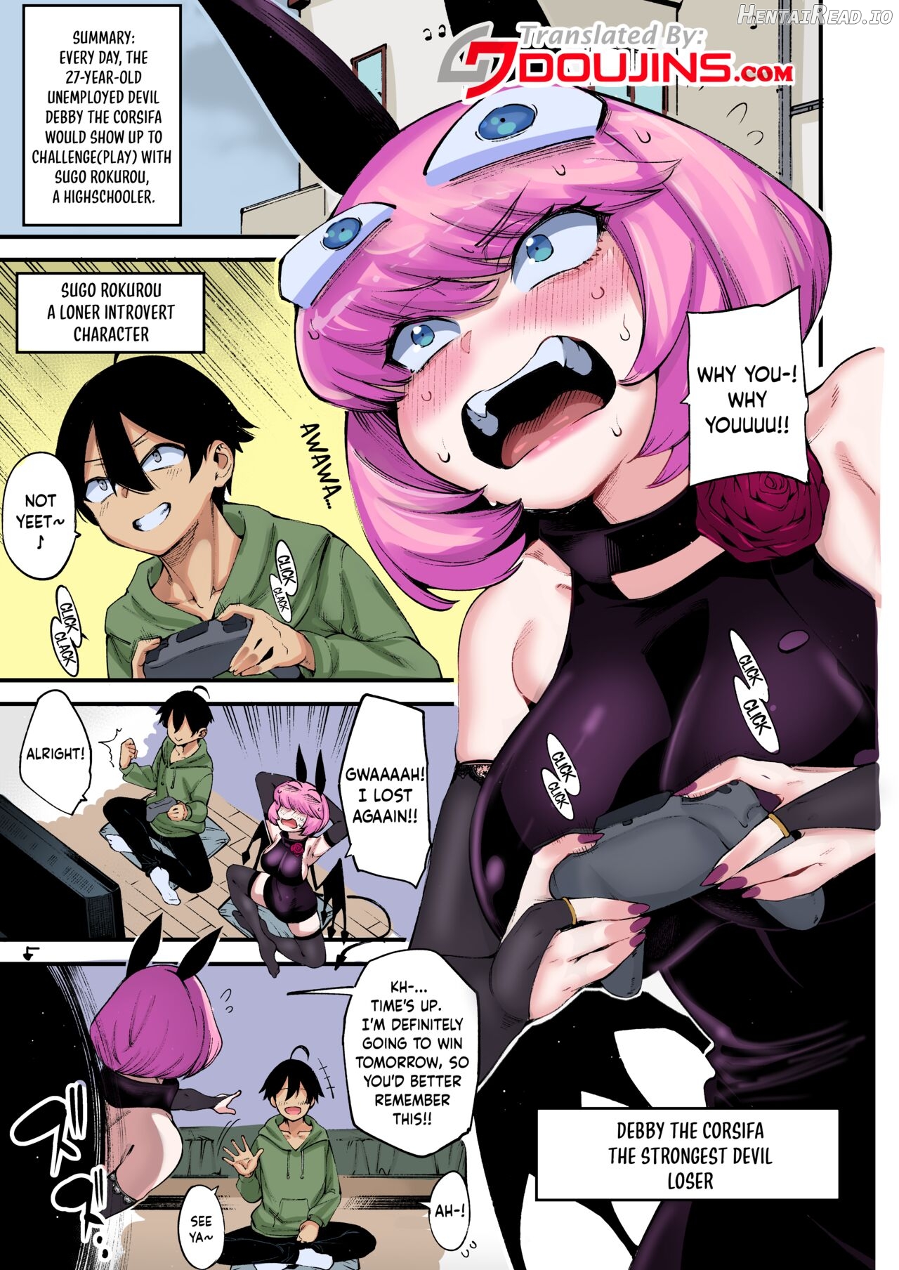 Gome Debby Shadowo Hen - Colorized Chapter 1 - page 4