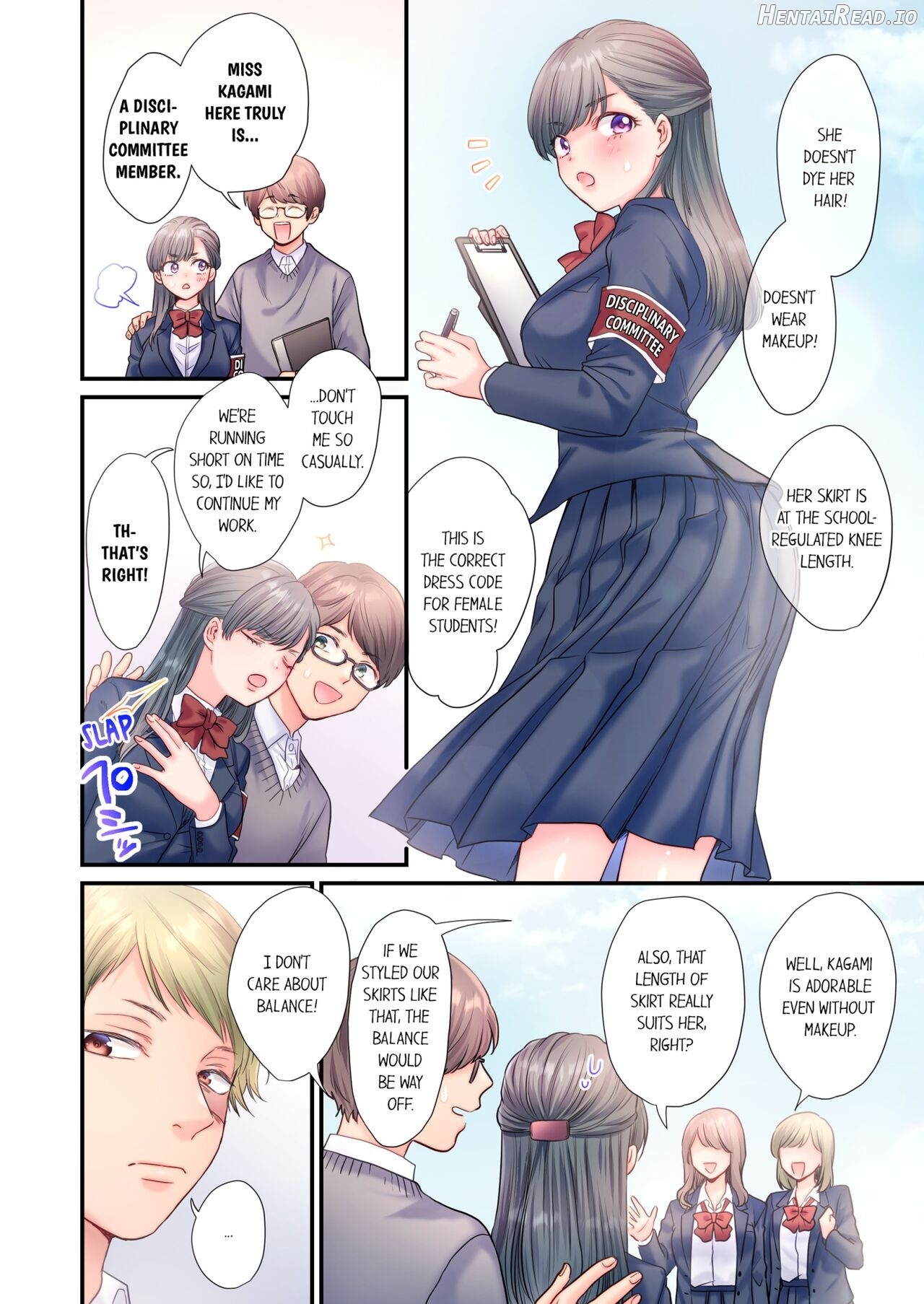 Skirt no Naka, Netorare-chuu. ~ Fuuki Iin wa Furyou ni Zettai Fukujuu desu 1 - Decensored Chapter 1 - page 3