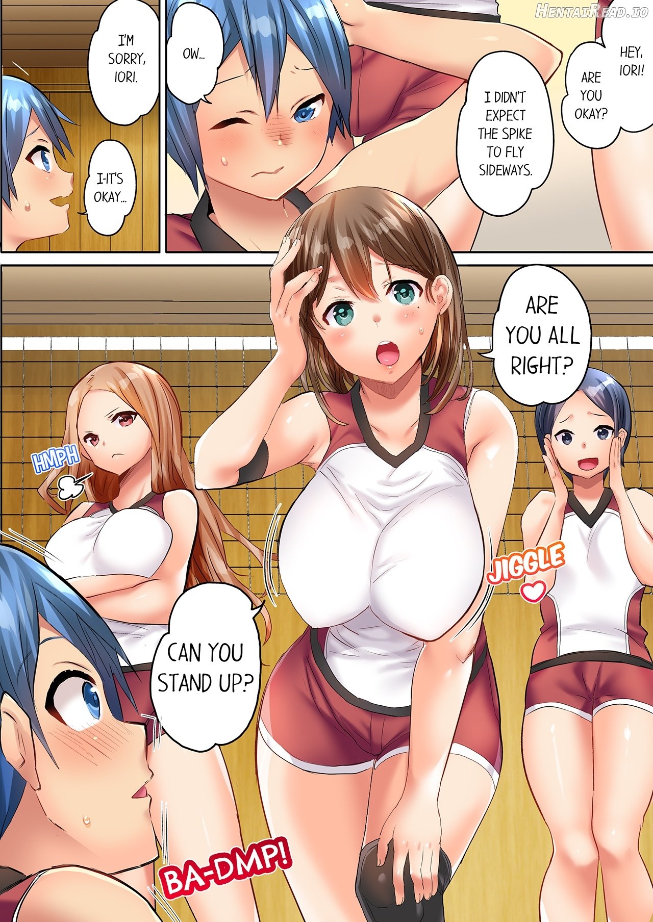 Hitozuma Volley-bu no Asedaku SEX ~Shower Abinagara Micchaku Shichau? 1 Chapter 1 - page 3