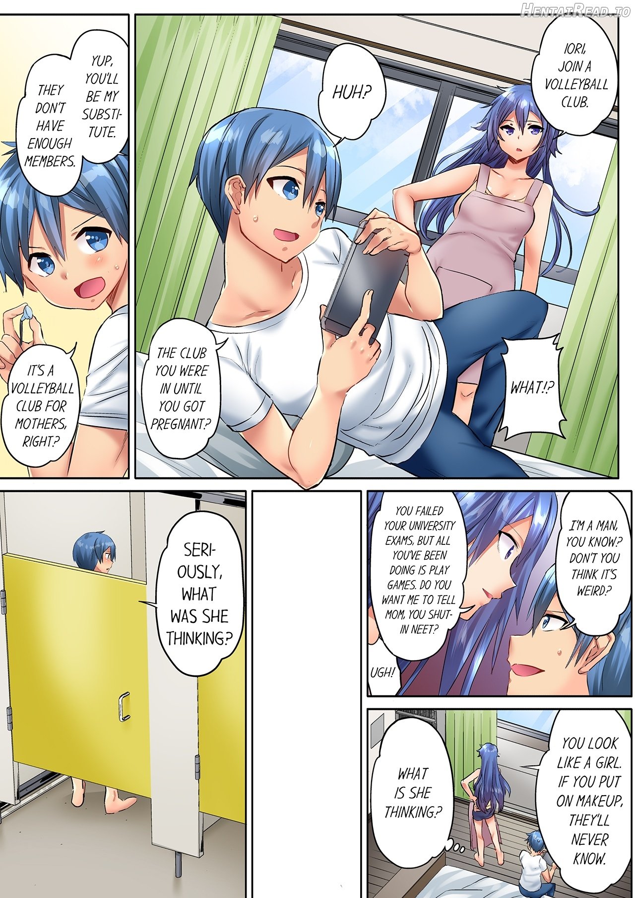 Hitozuma Volley-bu no Asedaku SEX ~Shower Abinagara Micchaku Shichau? 1 Chapter 1 - page 6