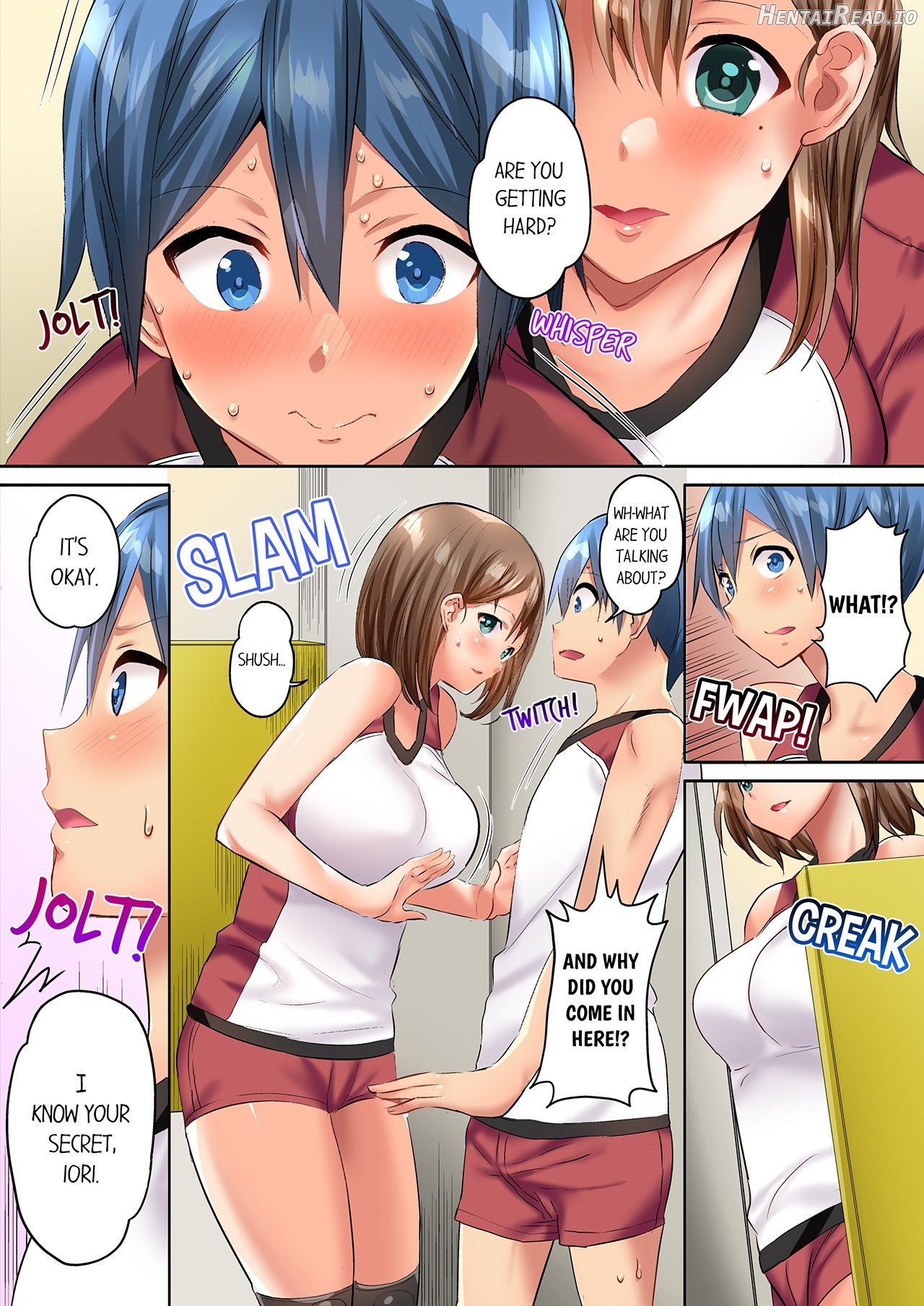 Hitozuma Volley-bu no Asedaku SEX ~Shower Abinagara Micchaku Shichau? 1 Chapter 1 - page 7