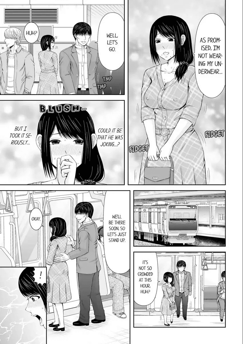 Denwa chū , Ushiro kara XL no Furin Pisuton 〜 Majimena Hitozuma no Inran SEX 1-6 Chapter 1-6 - page 143