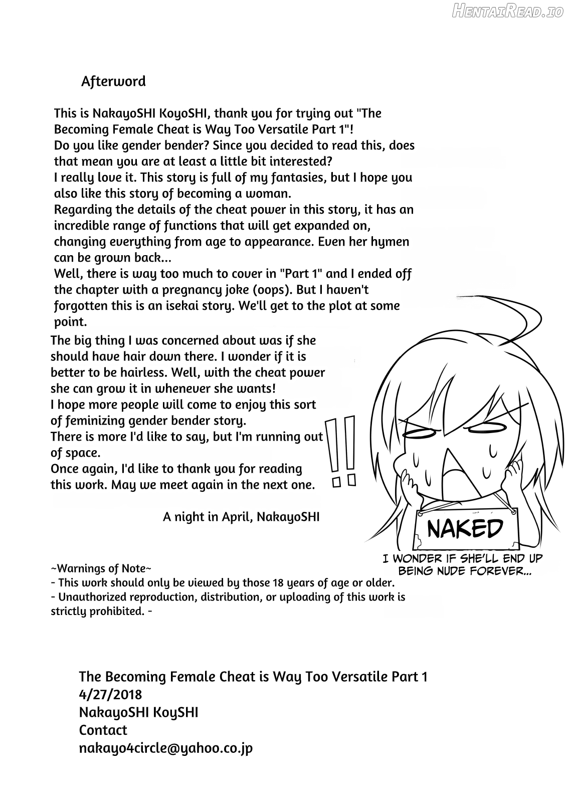 The feminizing cheat was even more powerful than I thought 01 Chapter 1 - page 32