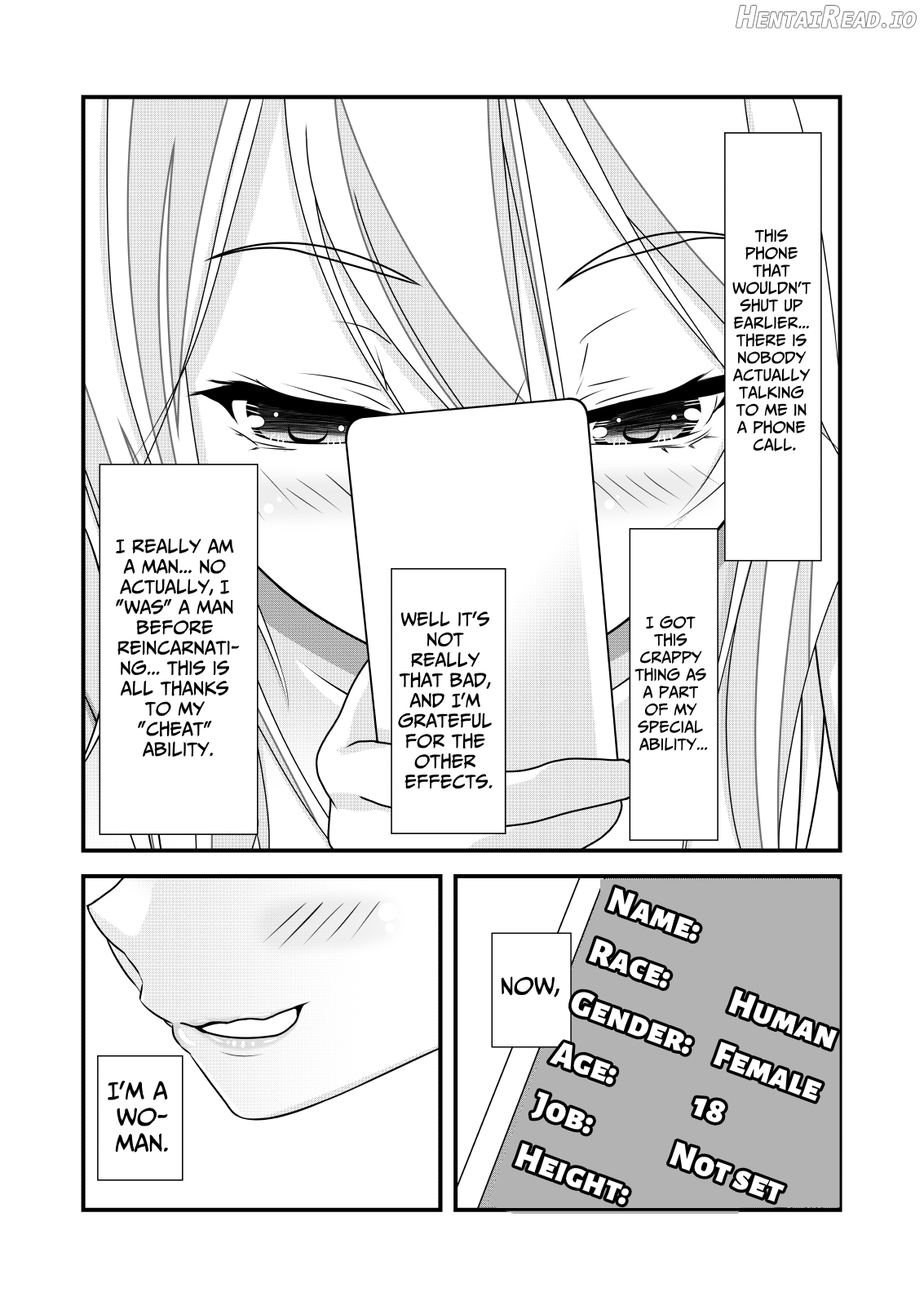 The feminizing cheat was even more powerful than I thought 01 Chapter 1 - page 7