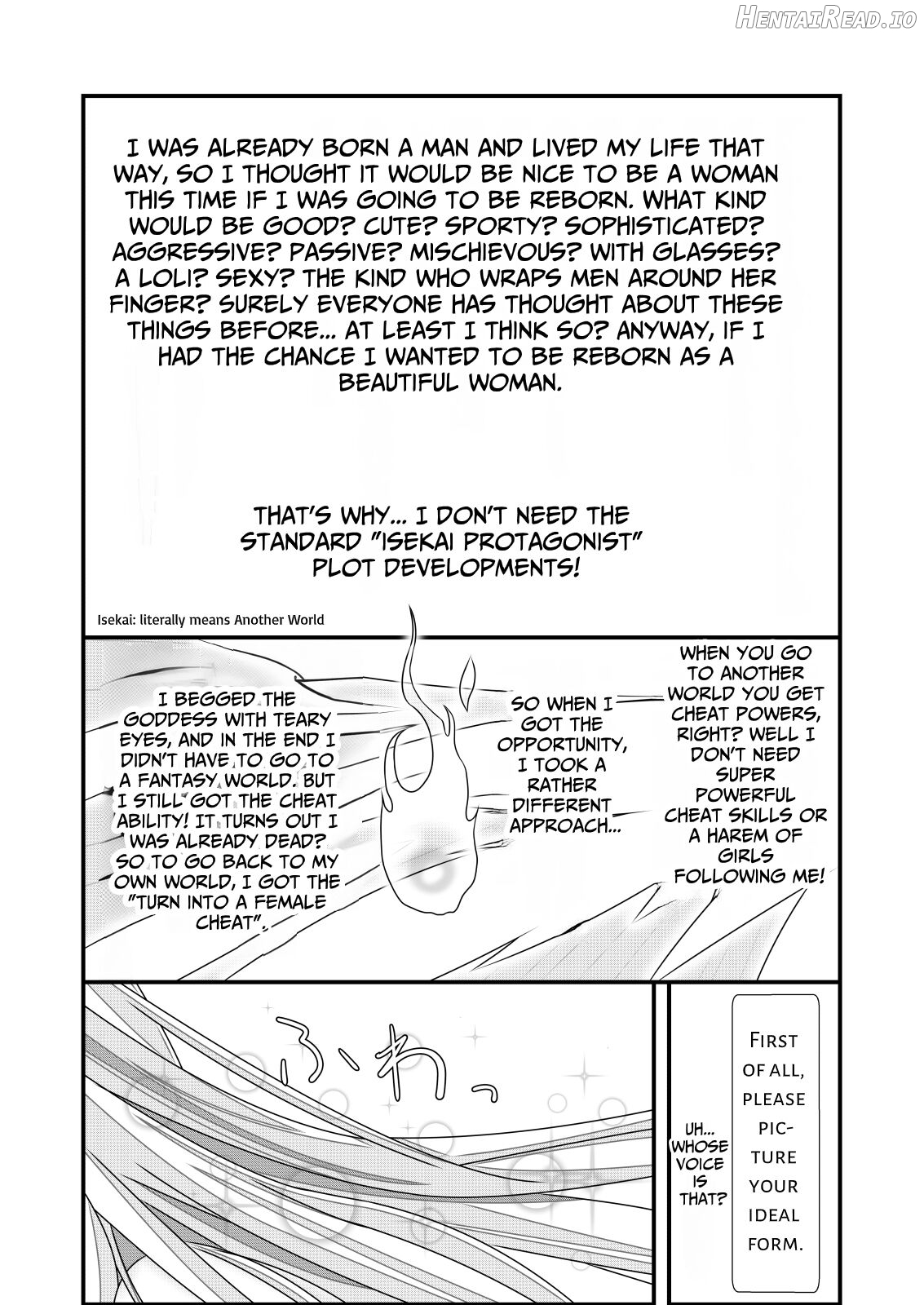 The feminizing cheat was even more powerful than I thought 01 Chapter 1 - page 8