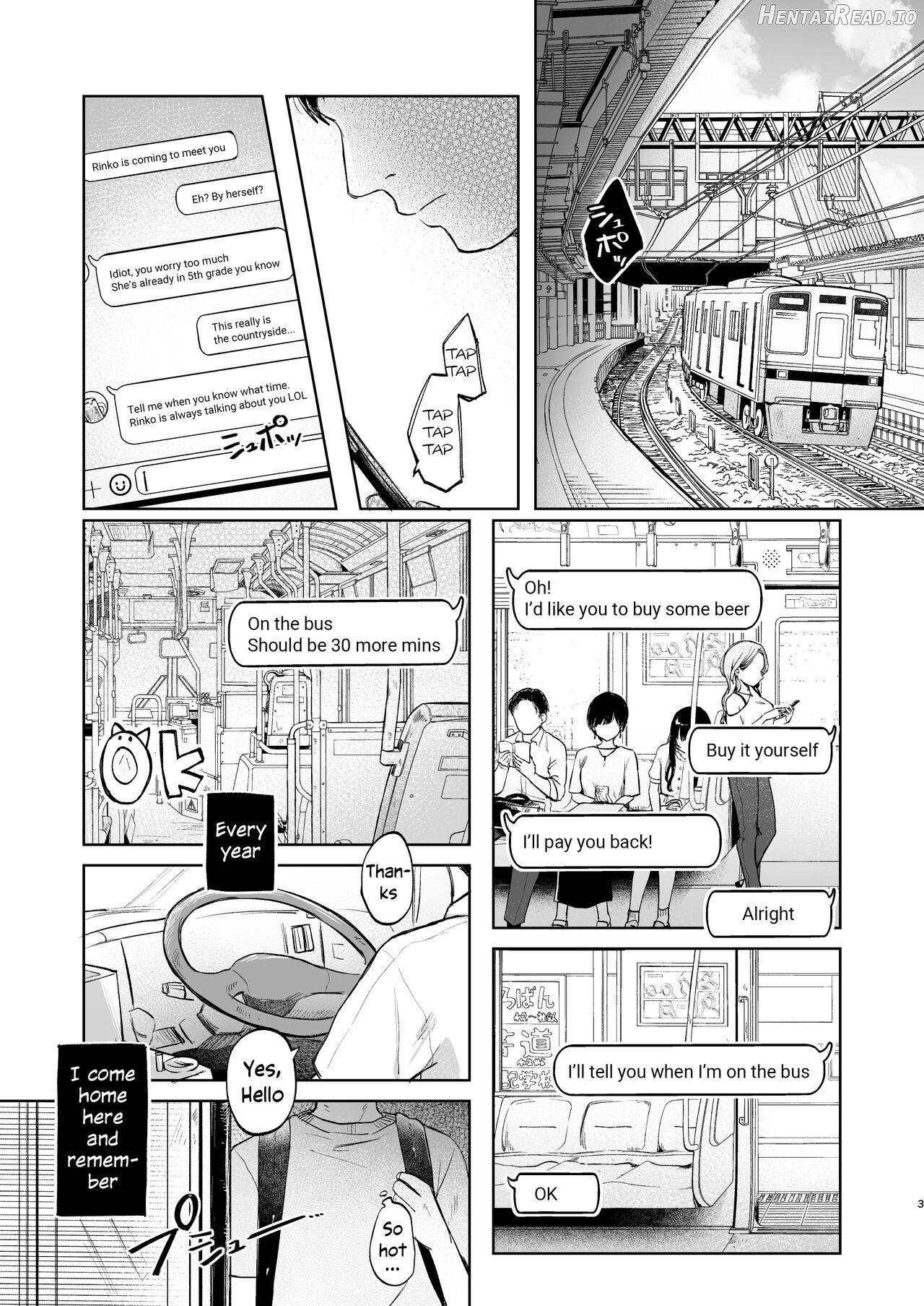 Rinko to Ojisan no Hajimete no Natsuyasumi Chapter 1 - page 2