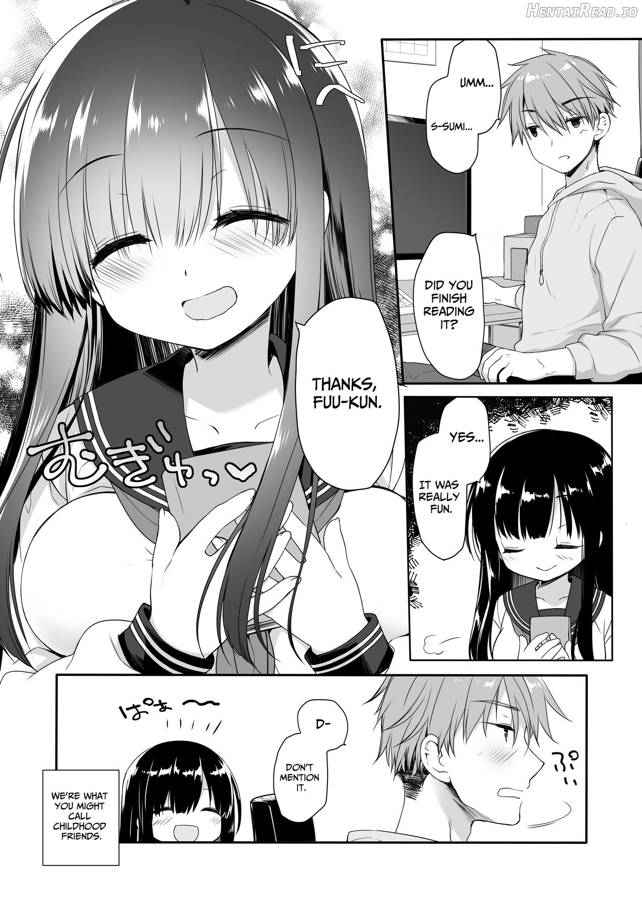 Jimi Bakunyuu Osananajimi no Oppai o 3-Jikan Momi Tsuzuketara Taihen na Koto ni Natta Chapter 1 - page 4