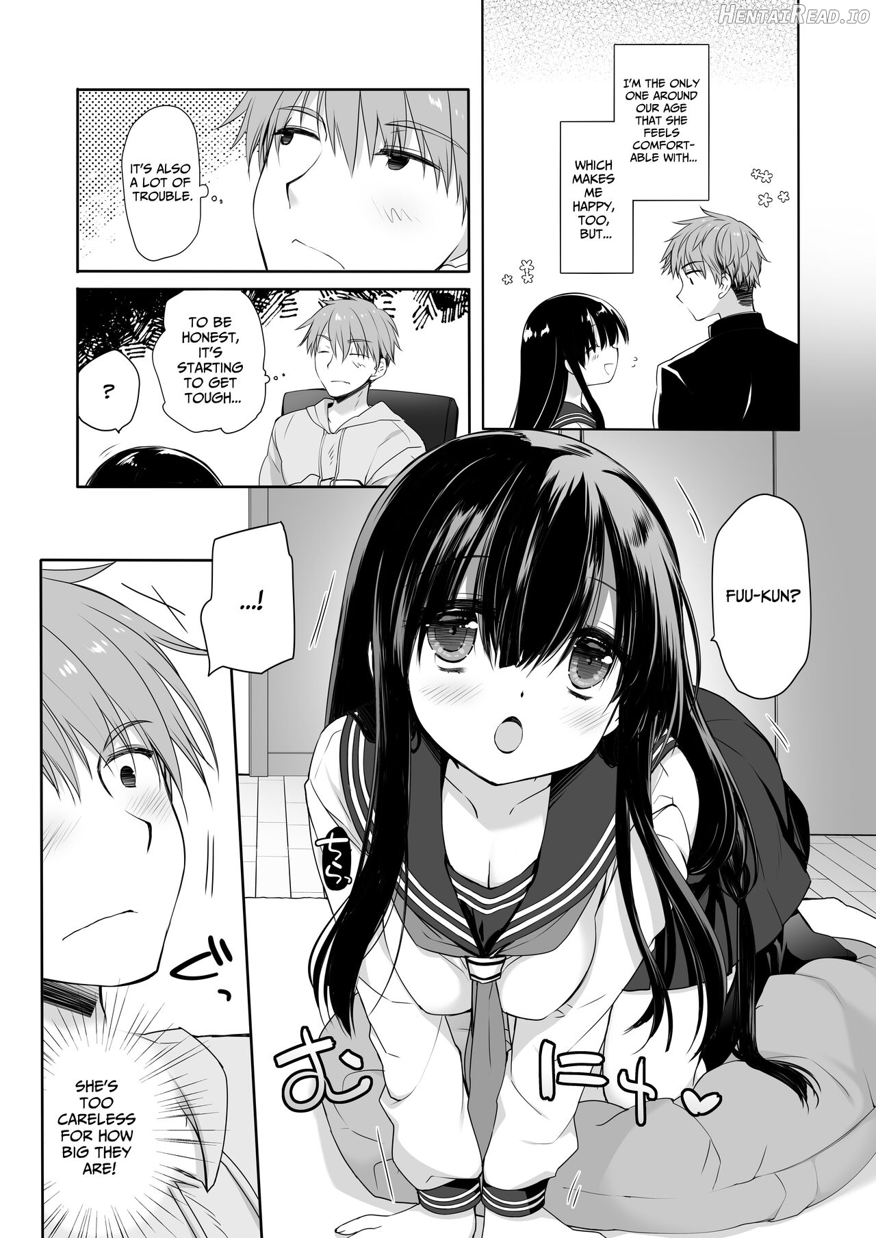 Jimi Bakunyuu Osananajimi no Oppai o 3-Jikan Momi Tsuzuketara Taihen na Koto ni Natta Chapter 1 - page 6