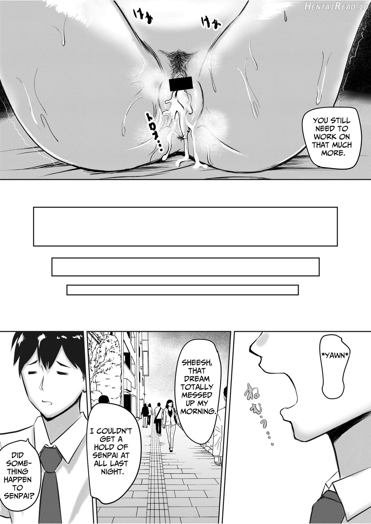 The Serious Senpai Works Overtime As She Is Made To Cum Until Morning Chapter 1 - page 39