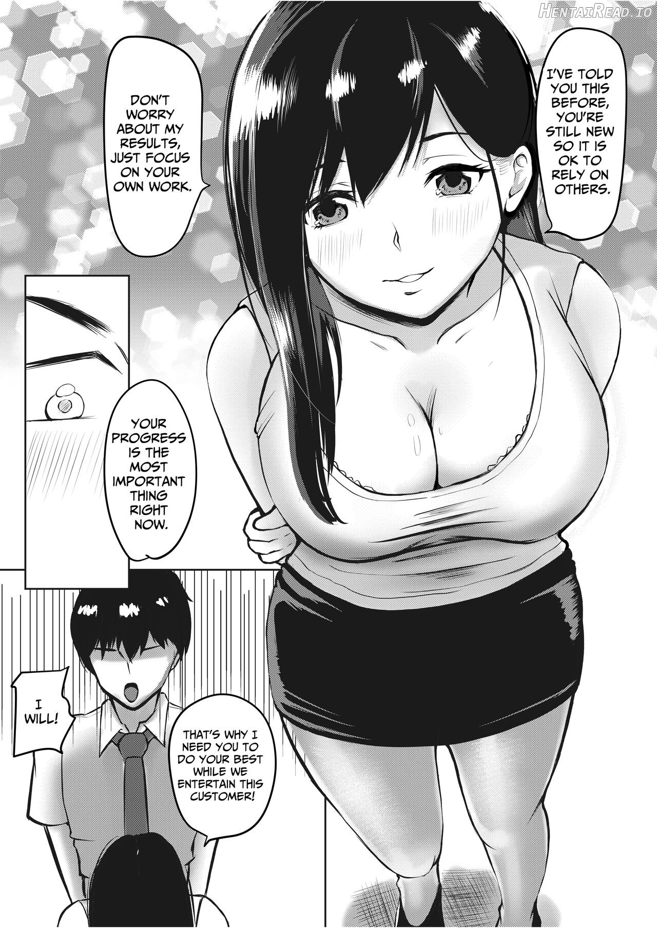 The Serious Senpai Works Overtime As She Is Made To Cum Until Morning Chapter 1 - page 8