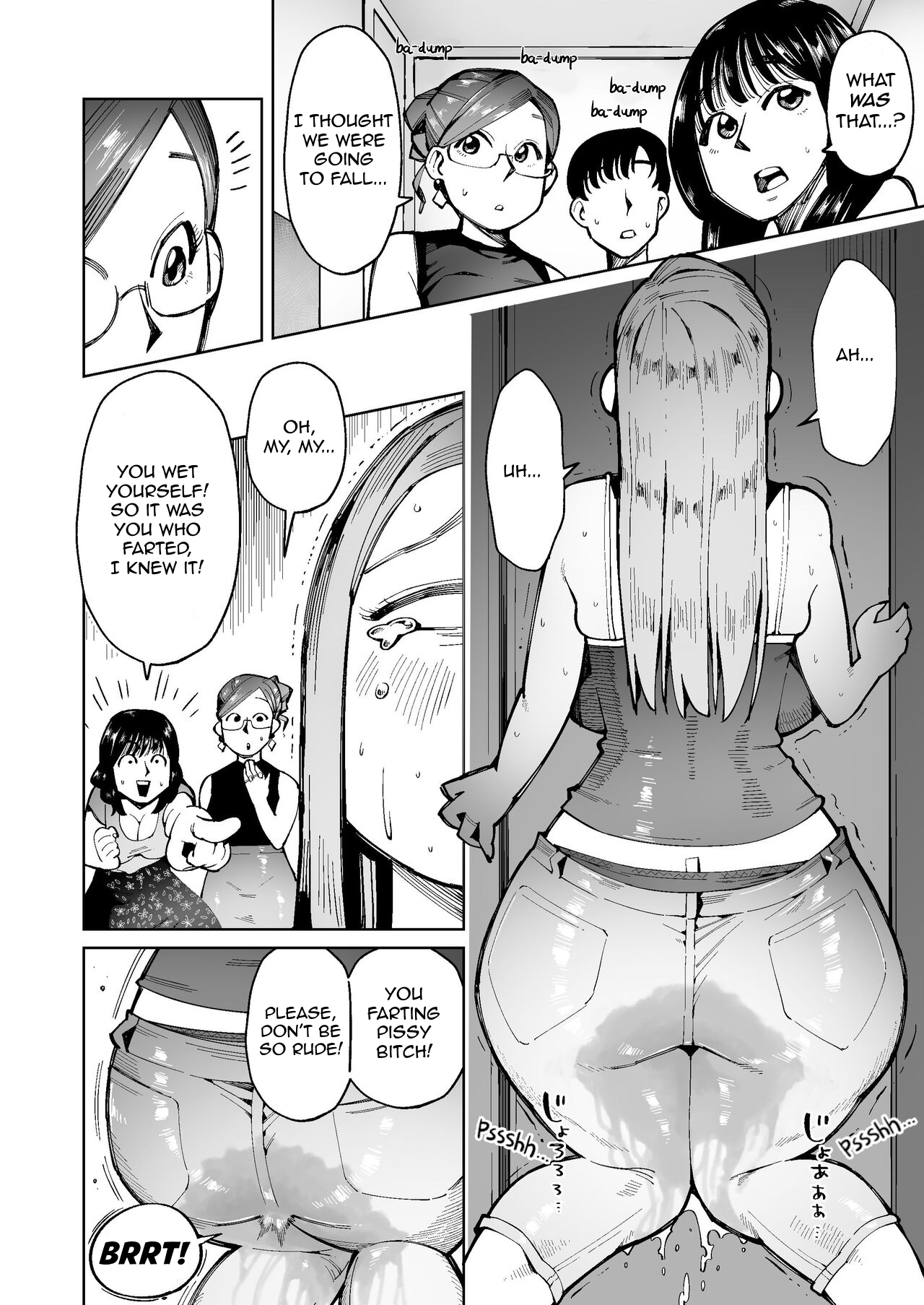 3-nin no Hitozuma ga Elevator ni Tojikomerarete Chakui Dappun Chapter 1 - page 7