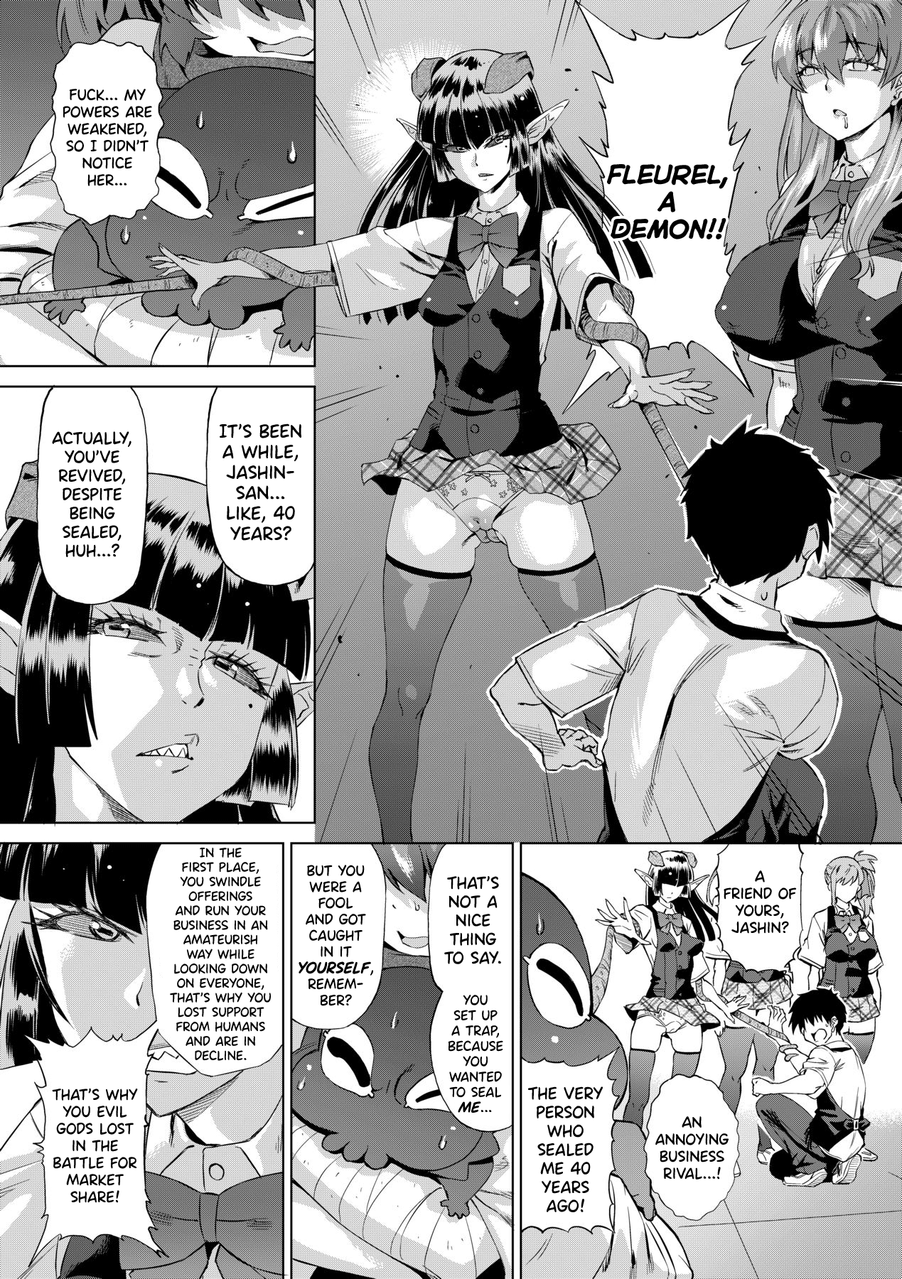 Jagan no Saimin Inryoku de Seitokai Les Joshi-tachi no Shojo o Kyousei Rape!! Chapter 1-3 - page 73