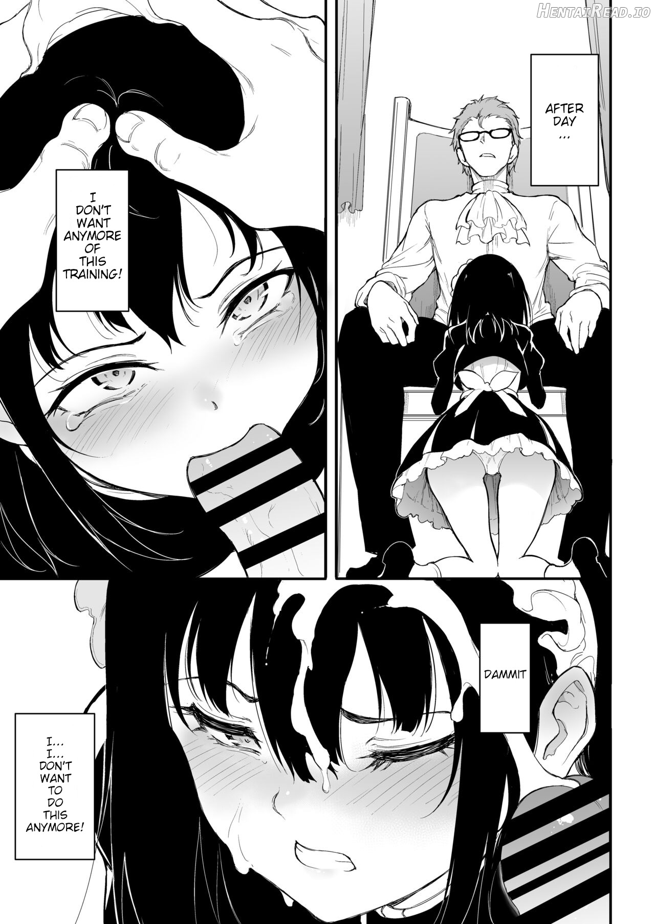 Maid Kyouiku. 3 -Botsuraku Kizoku Rurikawa Tsubaki- Chapter 1 - page 9