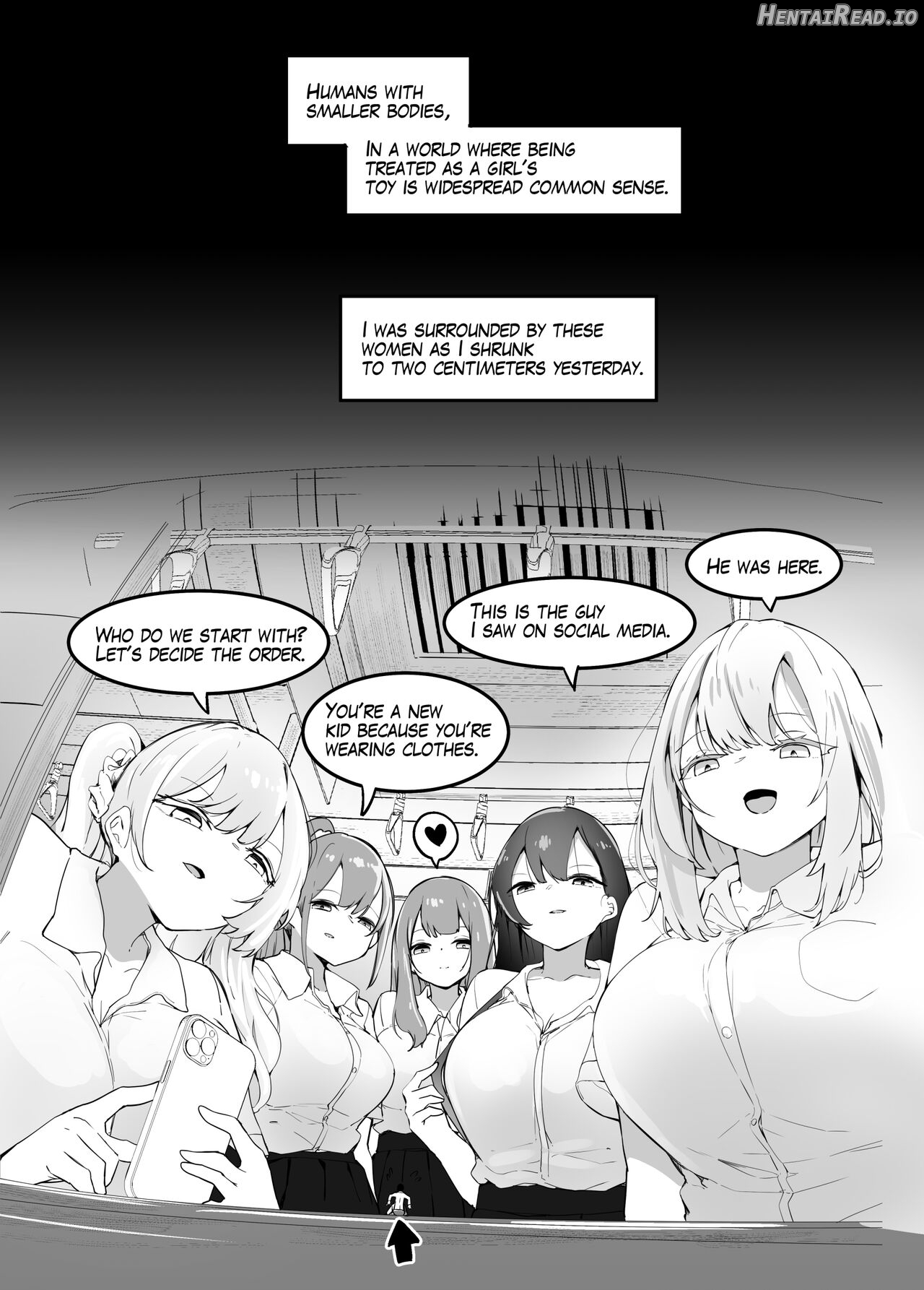 Surrounded By Girls On The Train Chapter 1 - page 1