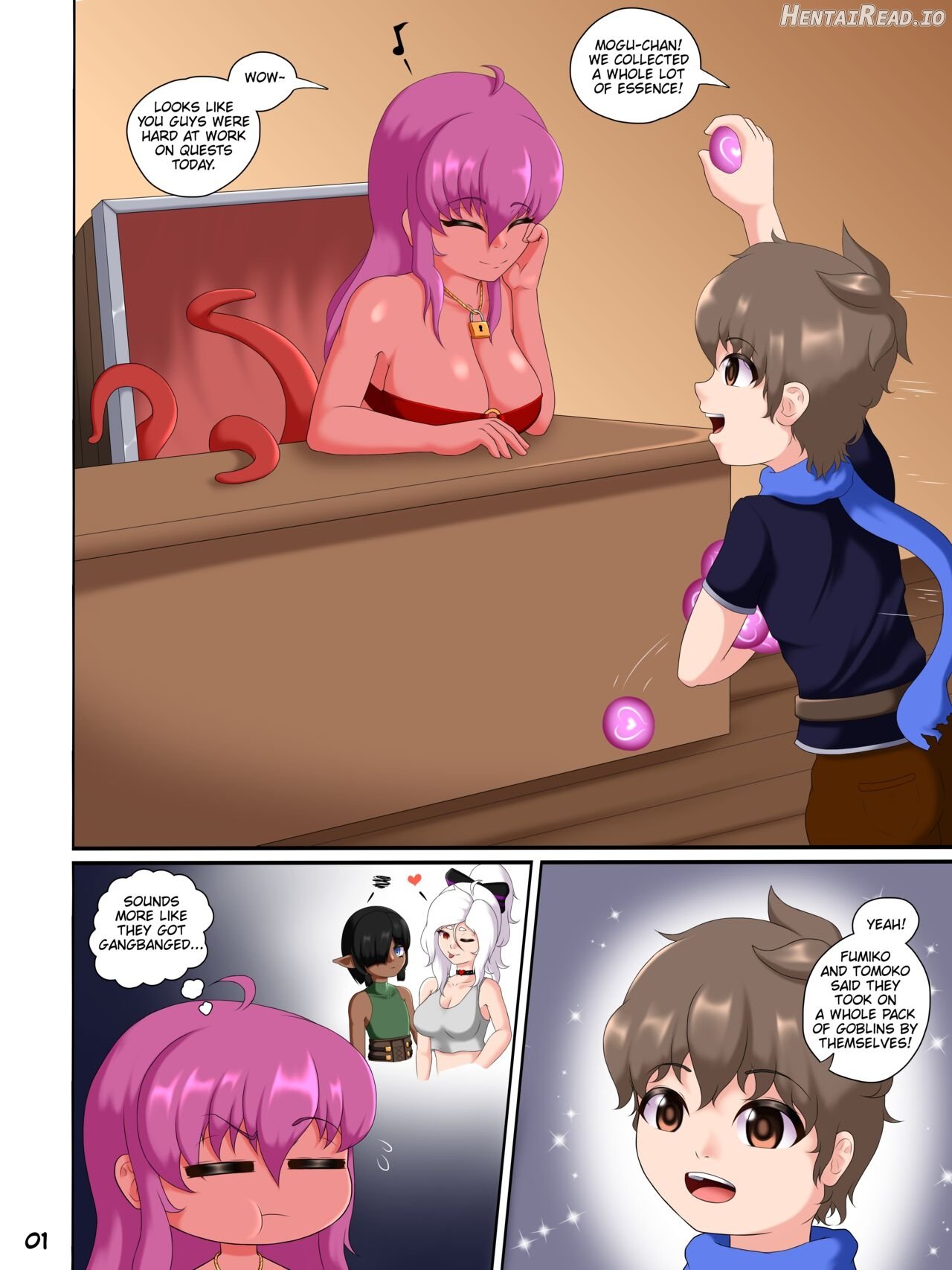 I just wanted to buy some items from the MAGIC SHOP!!! Chapter 1 - page 3