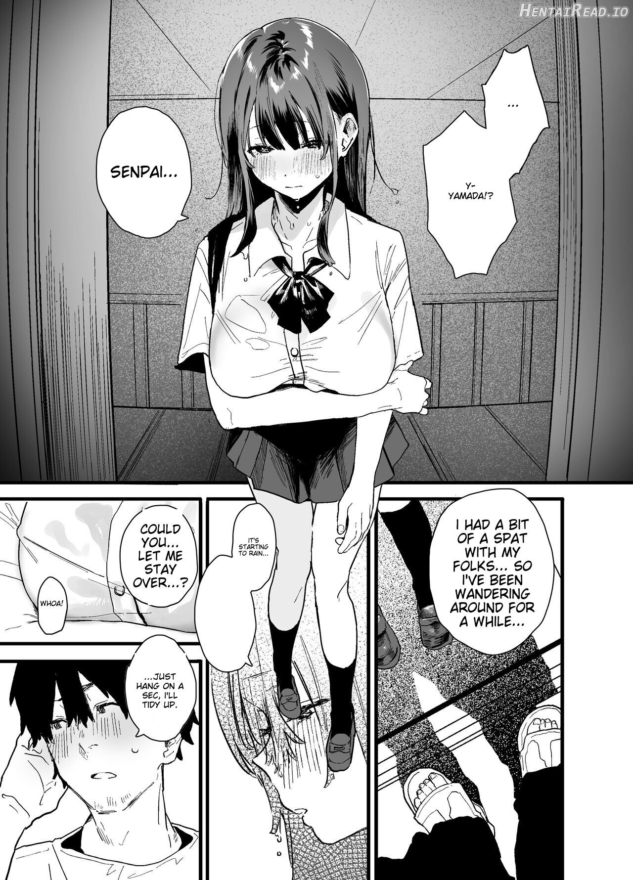 My part-time coworker ran away from home and came to work here, but she was too sexy... Chapter 1 - page 11