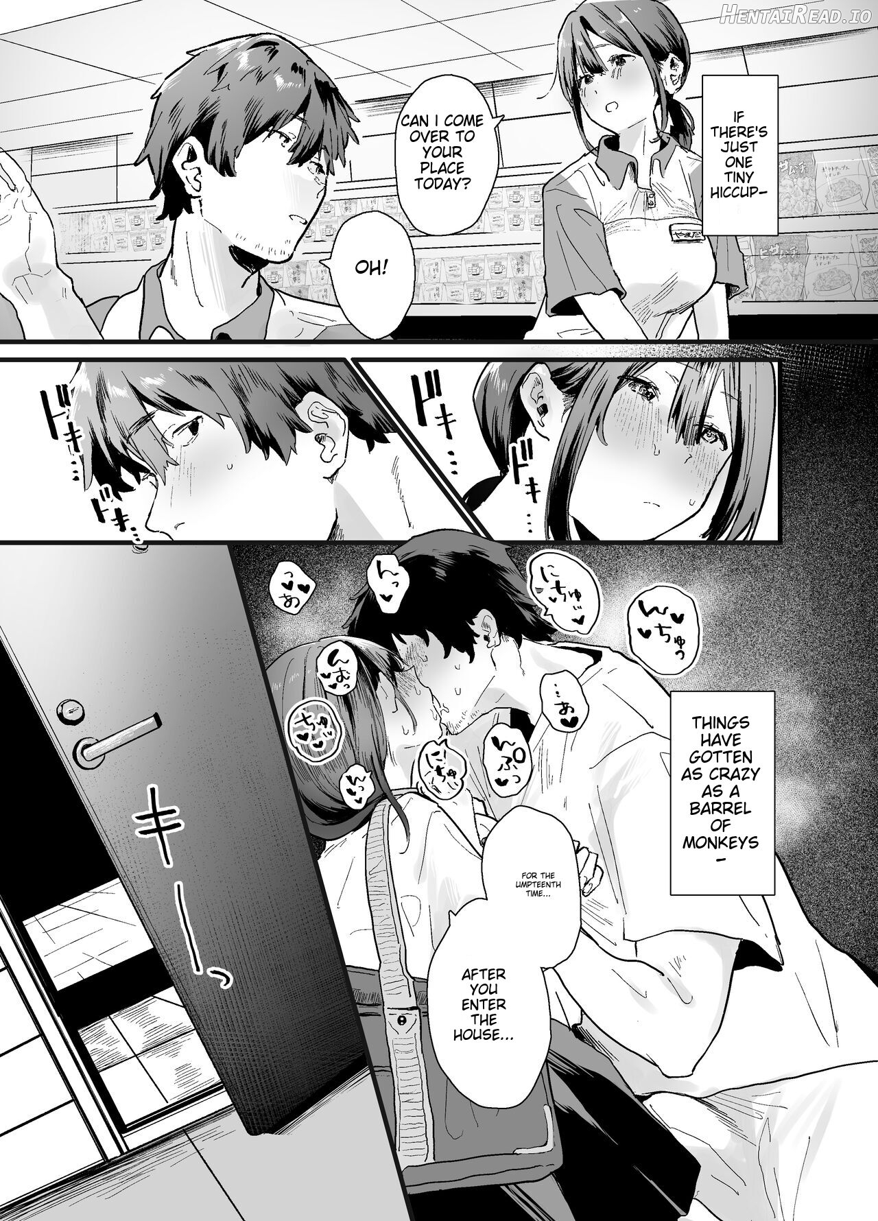 My part-time coworker ran away from home and came to work here, but she was too sexy... Chapter 1 - page 47