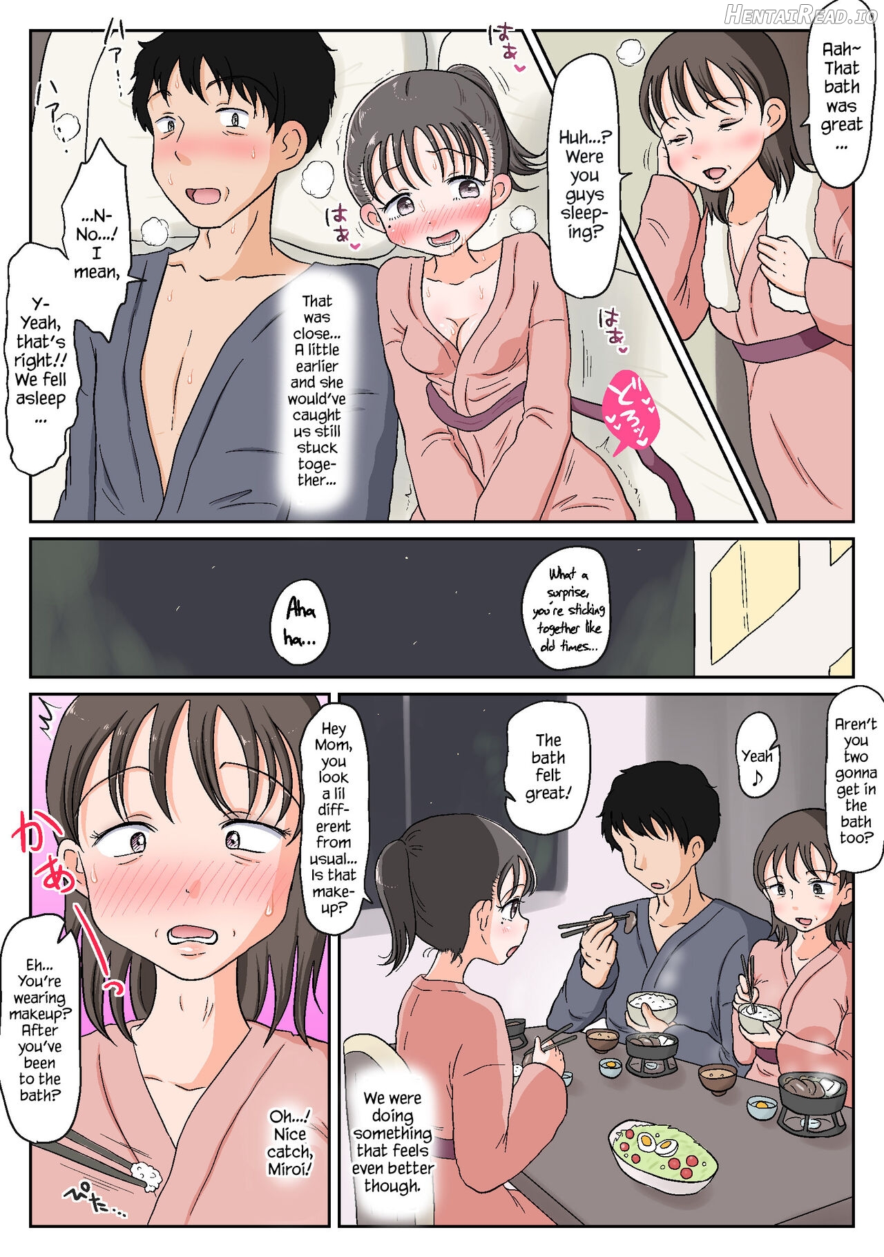 Oyako Honmono Seikyouiku ~Onsen Ryokan de Oyakoukou Ecchi~ Chapter 1 - page 16