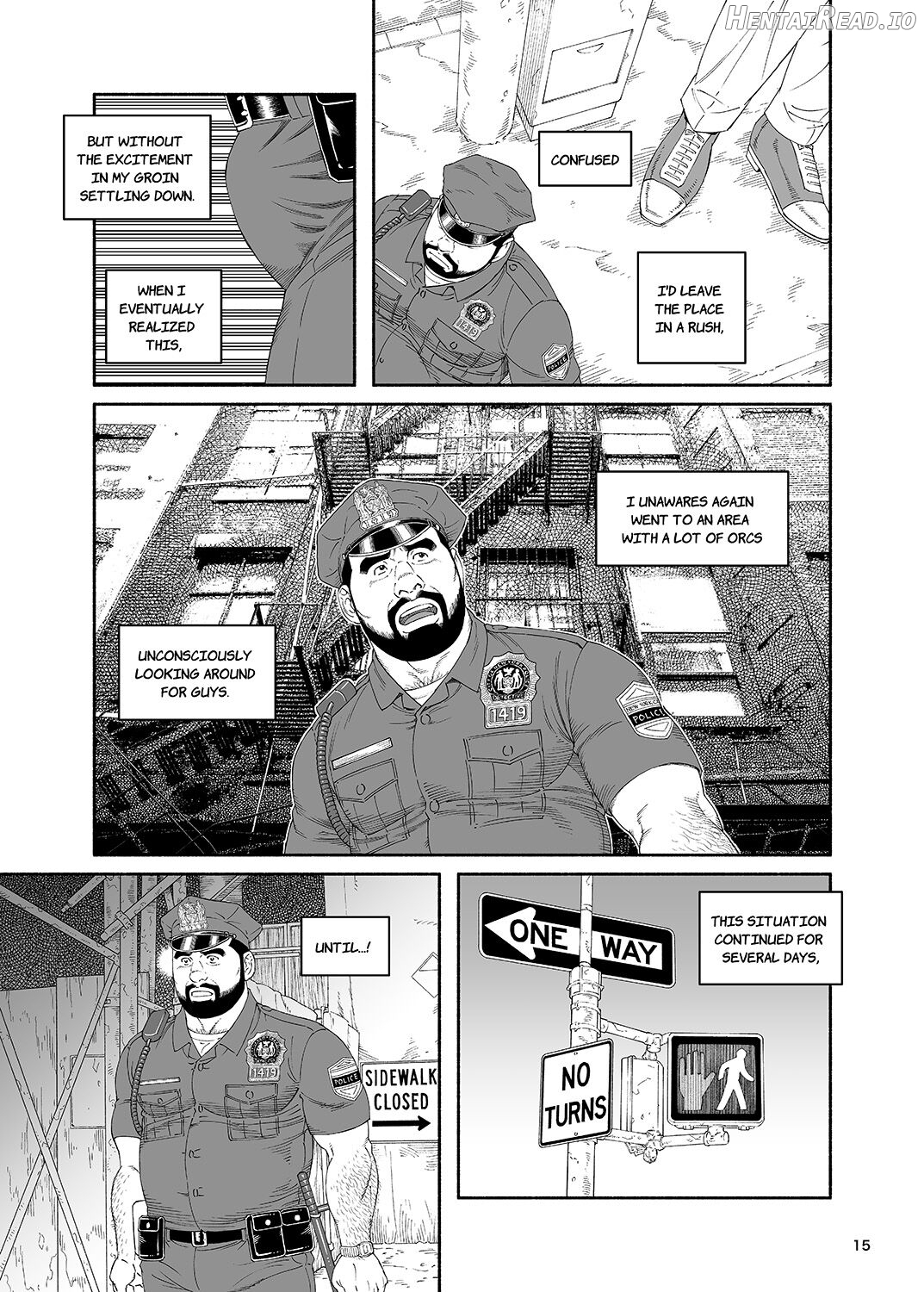 B.S.B. Big Sir's Bitches : Cop - The Case of Chris Collins Chapter 1 - page 16