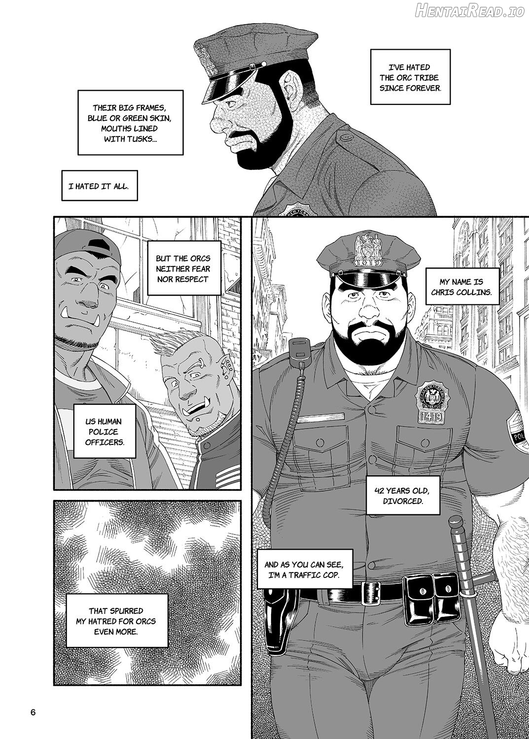 B.S.B. Big Sir's Bitches : Cop - The Case of Chris Collins Chapter 1 - page 7