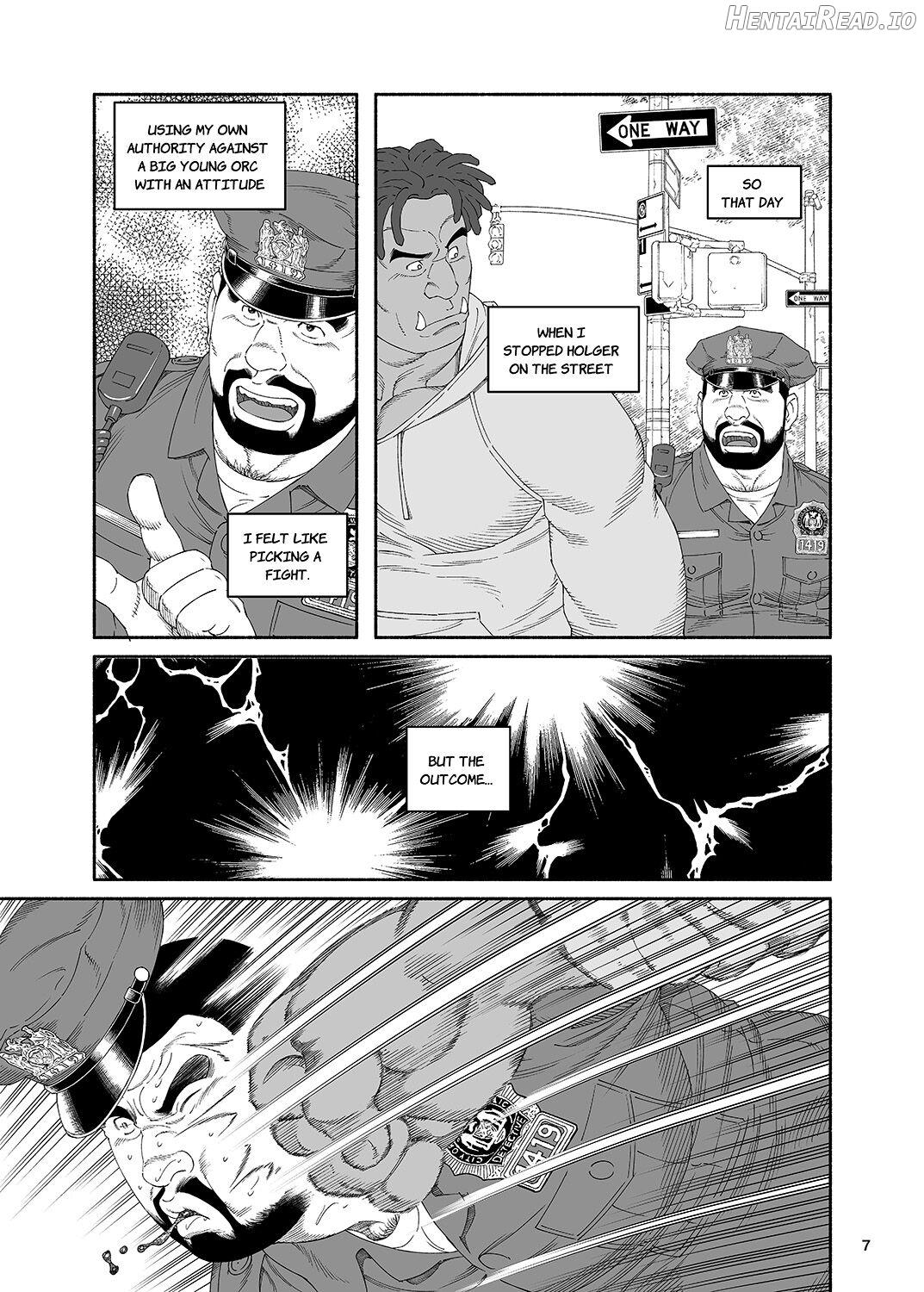 B.S.B. Big Sir's Bitches : Cop - The Case of Chris Collins Chapter 1 - page 8