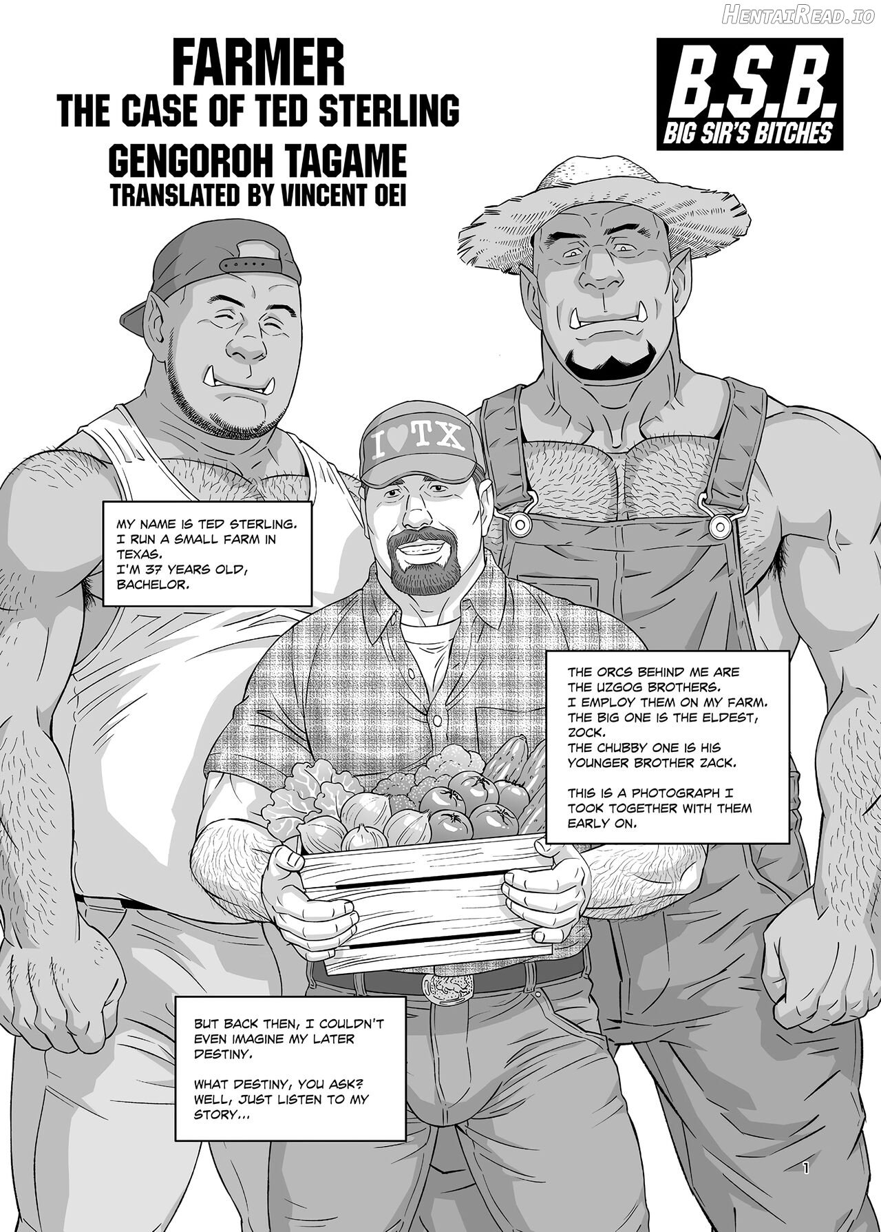 Tagame Gengoroh] B.S.B. Big Sir's Bitches : A Farmer - In the Case of Ted Sterling Chapter 1 - page 2