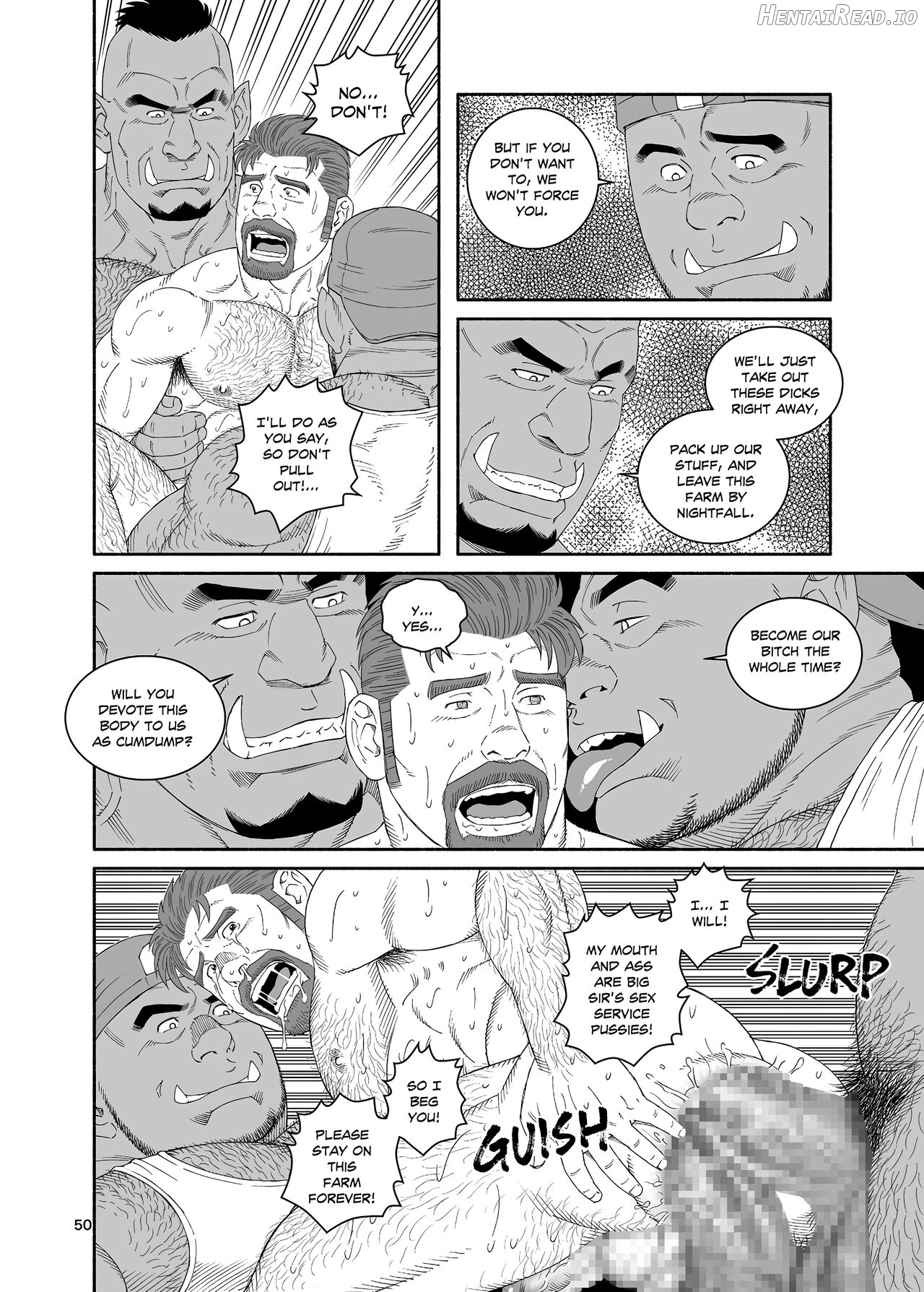 Tagame Gengoroh] B.S.B. Big Sir's Bitches : A Farmer - In the Case of Ted Sterling Chapter 1 - page 51